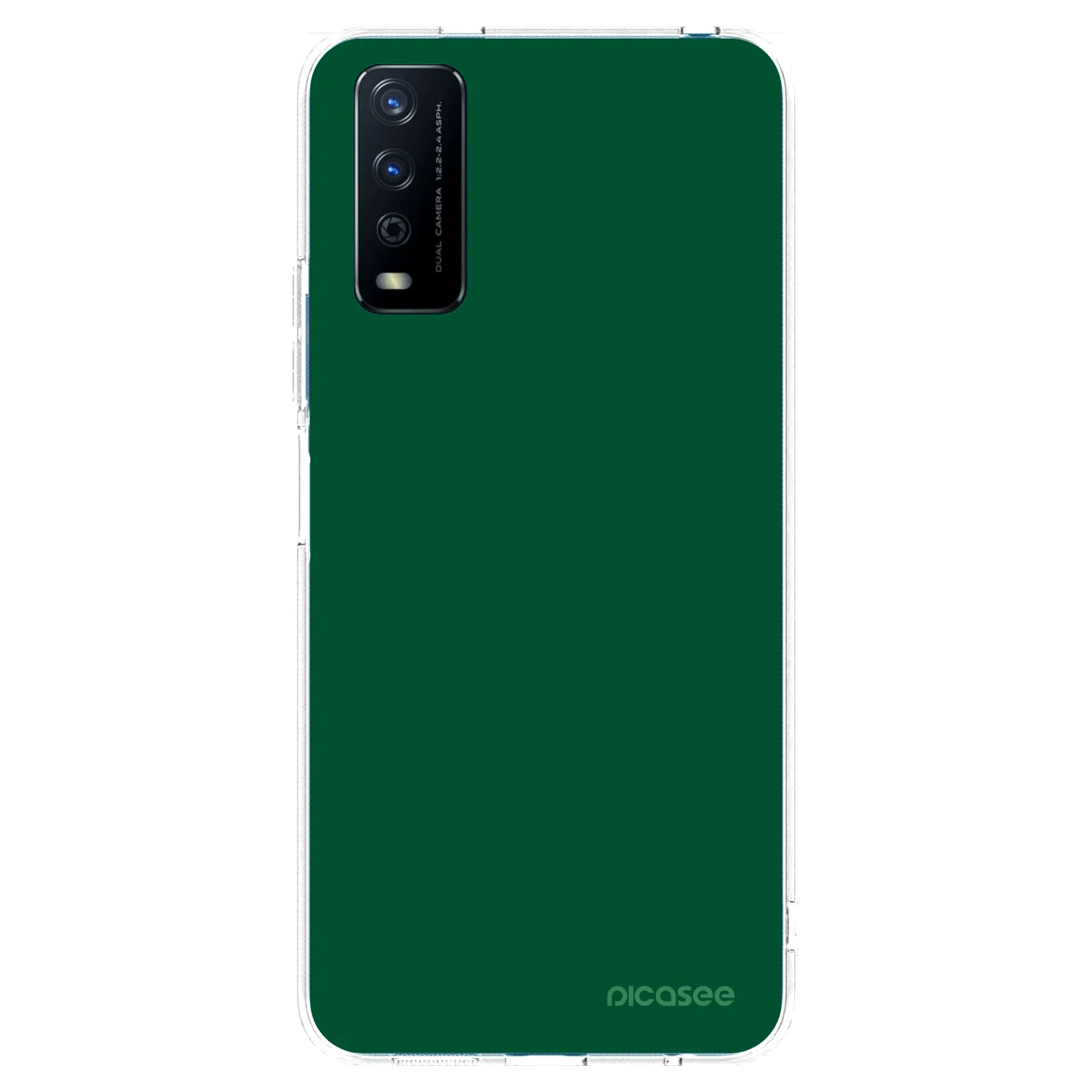 Picasee διαφανής θήκη σιλικόνης Vivo Y11s - Green Gleam