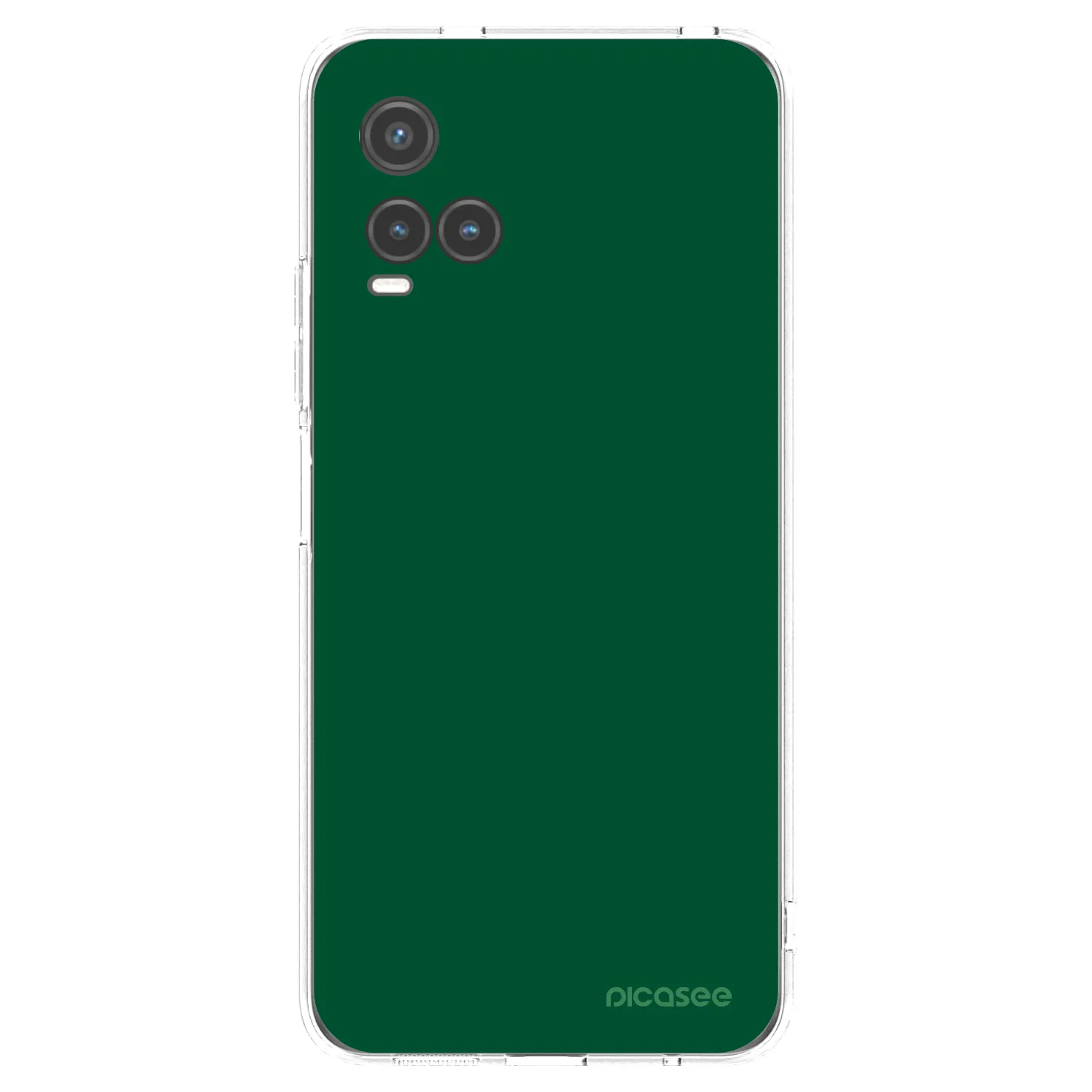 Picasee διαφανής θήκη σιλικόνης Vivo Y33s - Green Gleam