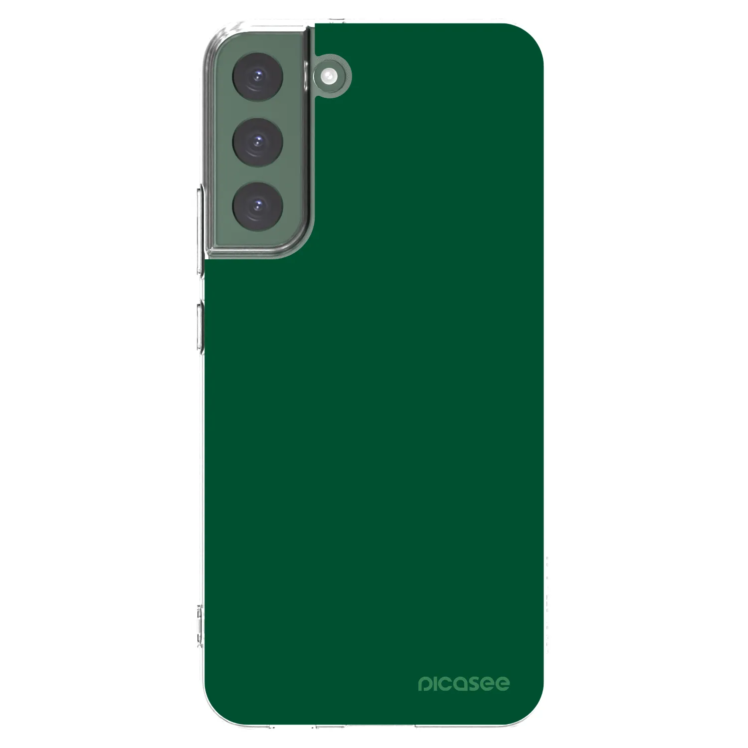 Picasee διαφανής θήκη σιλικόνης Samsung Galaxy S22+ 5G - Green Gleam
