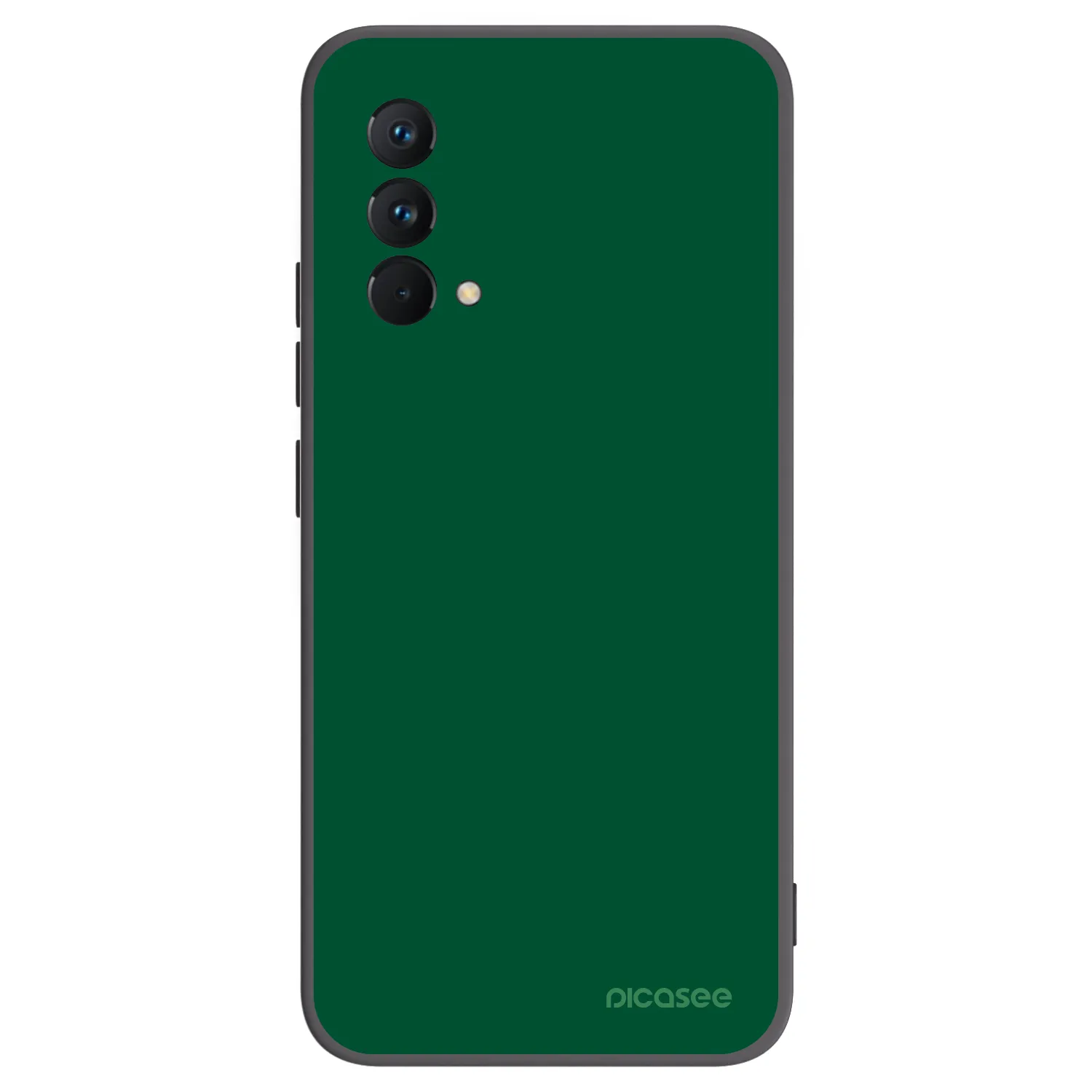 Picasee Μαύρη θήκη σιλικόνης για Realme GT Master Edition 5G - Green Gleam