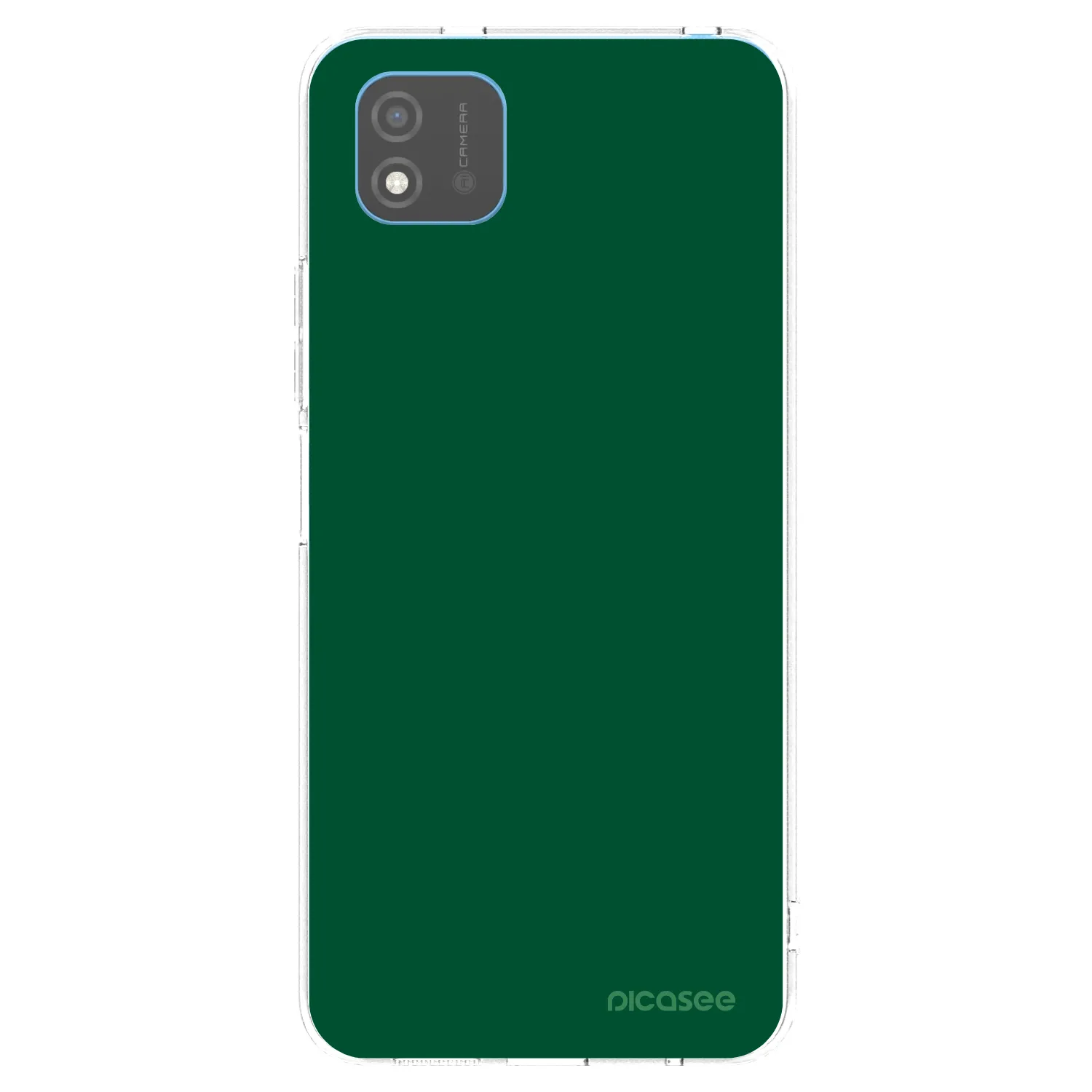 Picasee διαφανής θήκη σιλικόνης Realme C11 (2021) - Green Gleam