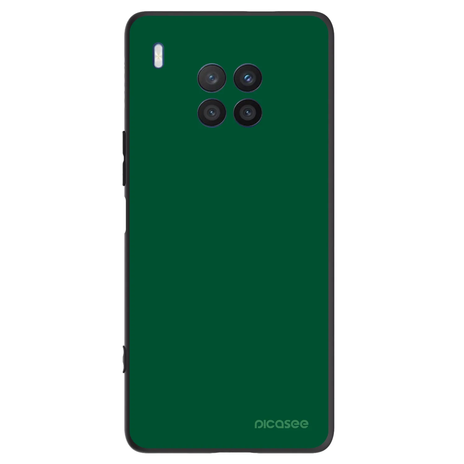 Picasee Μαύρη θήκη σιλικόνης για Honor 50 Lite - Green Gleam
