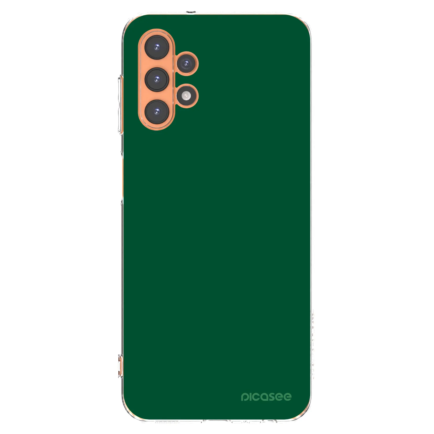 Picasee διαφανής θήκη σιλικόνης Samsung Galaxy A13 4G A135 - Green Gleam