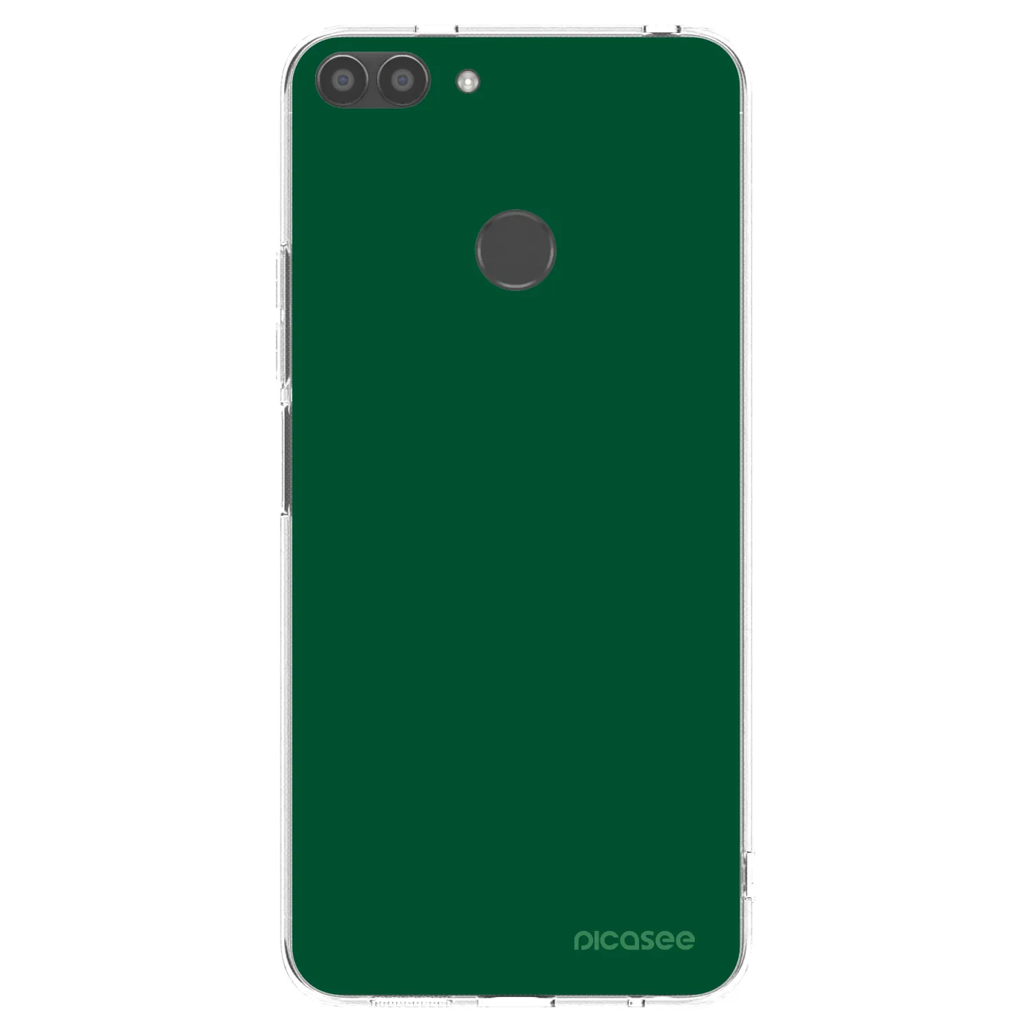 Picasee διαφανής θήκη σιλικόνης Huawei P Smart - Green Gleam
