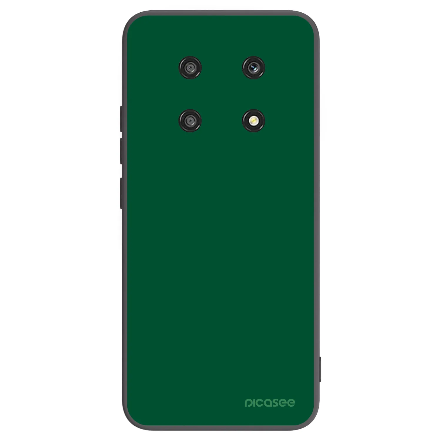 Picasee Μαύρη θήκη σιλικόνης για Honor Magic4 Lite 5G - Green Gleam