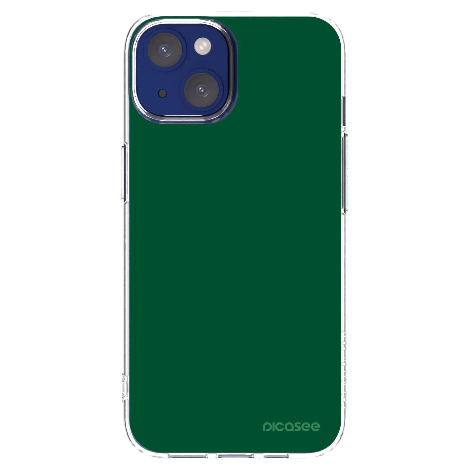 Picasee διαφανής θήκη σιλικόνης Apple iPhone 14 - Green Gleam
