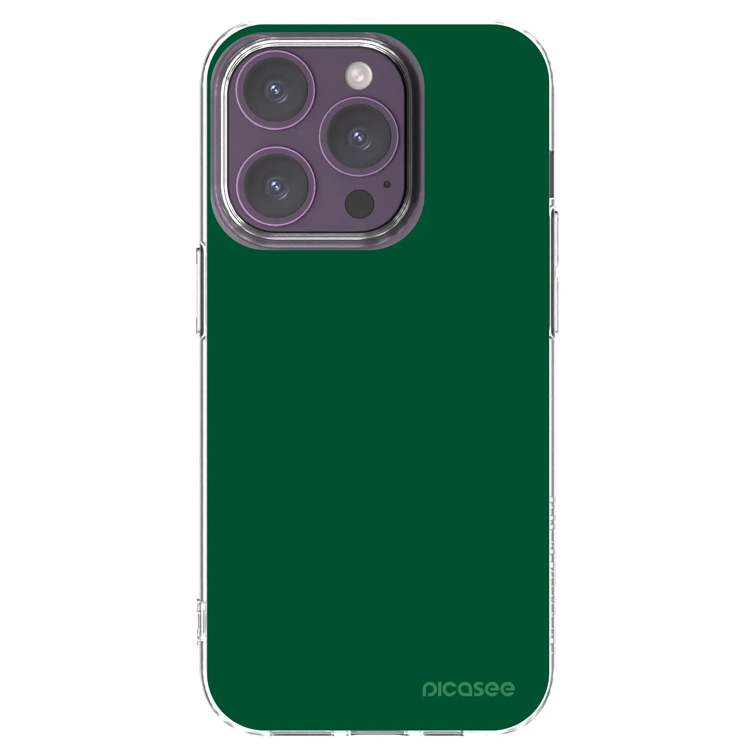 Picasee διαφανής θήκη σιλικόνης Apple iPhone 14 Pro - Green Gleam