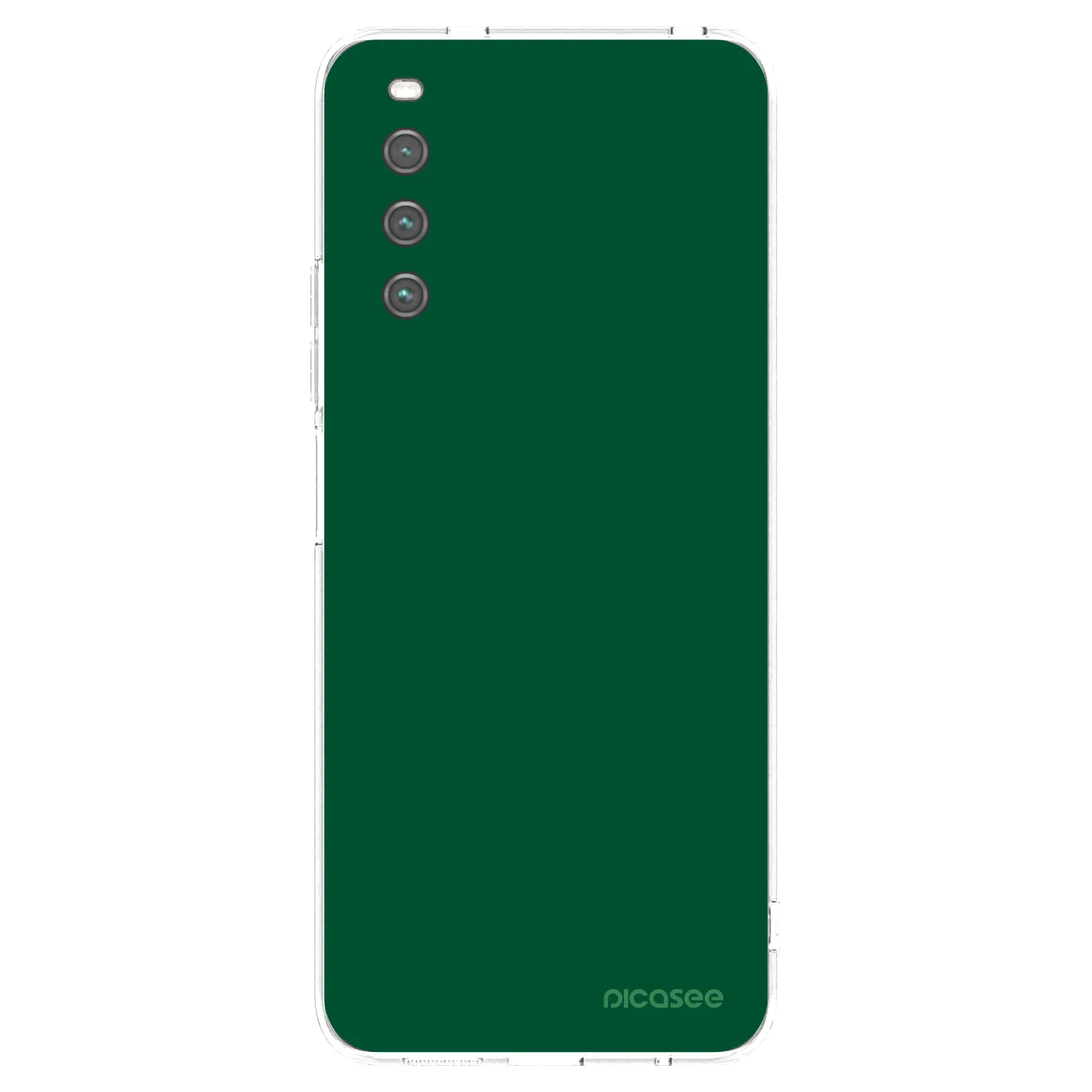 Picasee διαφανής θήκη σιλικόνης Sony Xperia 10 IV 5G - Green Gleam