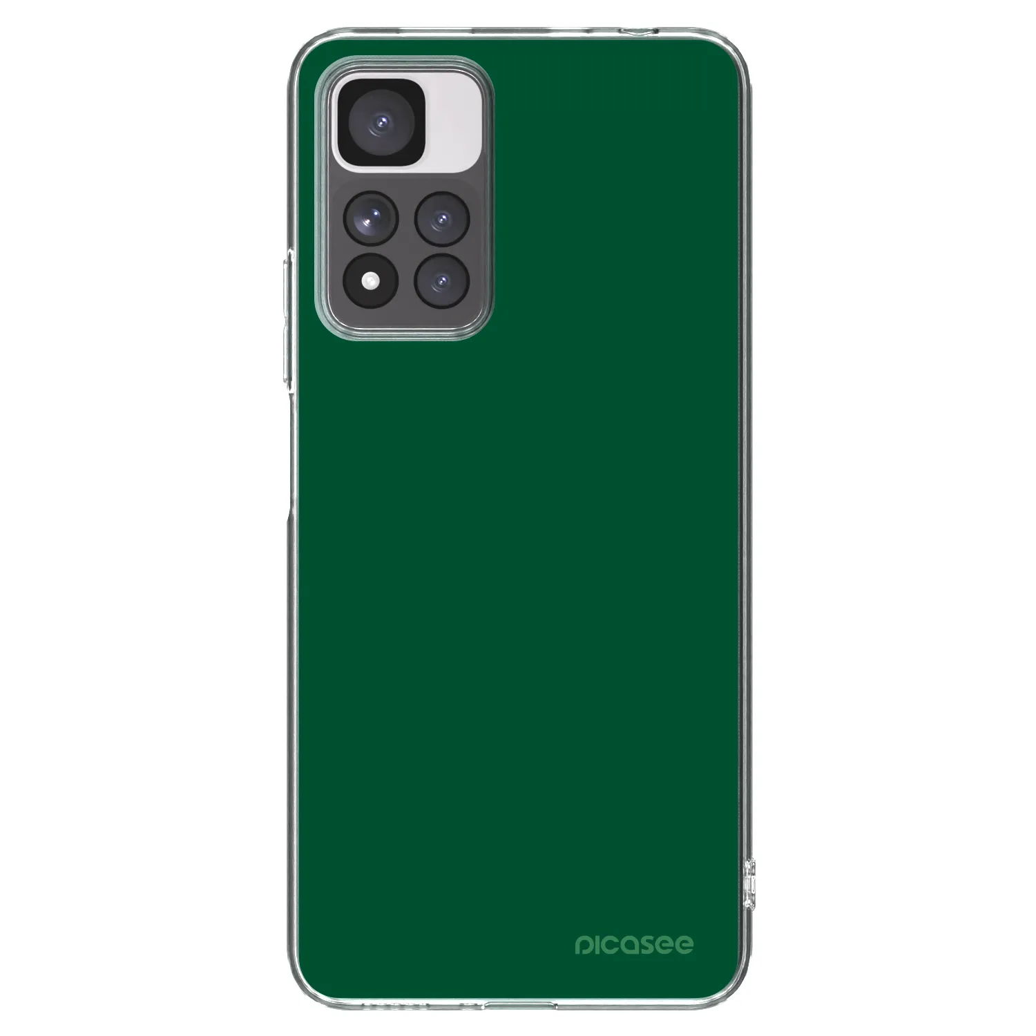 Picasee διαφανής θήκη σιλικόνης Xiaomi Redmi Note 11 Pro+ 5G - Green Gleam