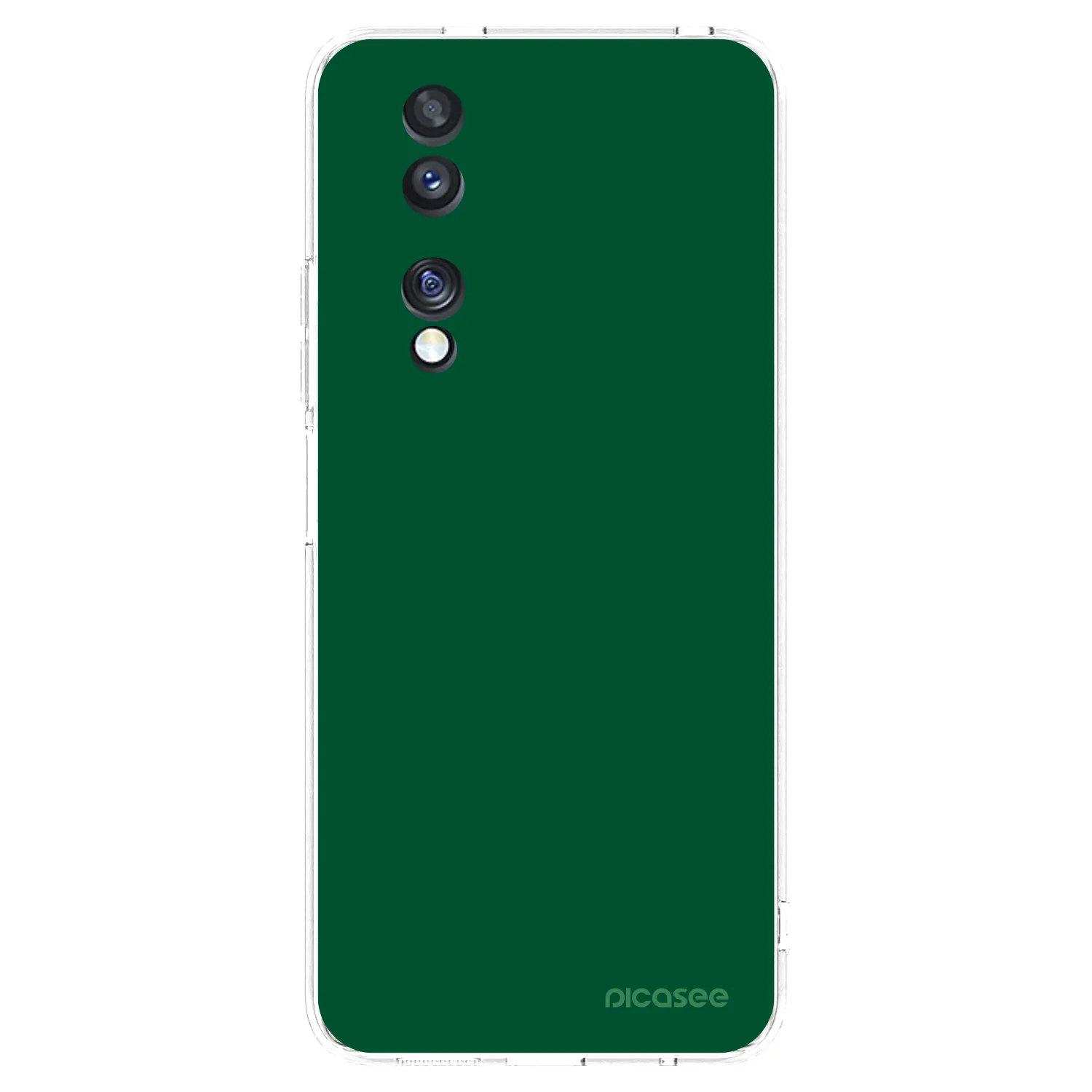 Picasee διαφανής θήκη σιλικόνης Honor 70 - Green Gleam