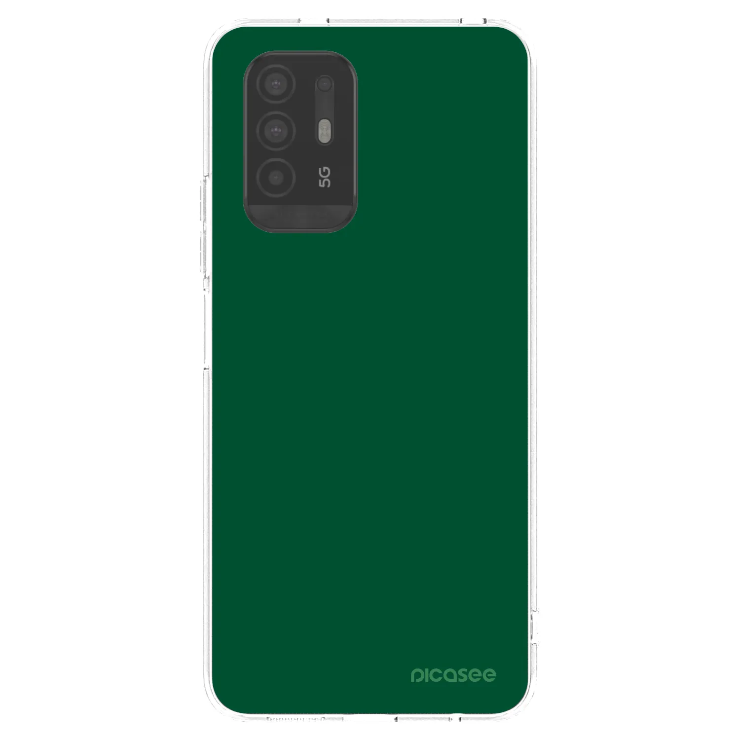 Picasee διαφανής θήκη σιλικόνης OPPO A94 5G - Green Gleam
