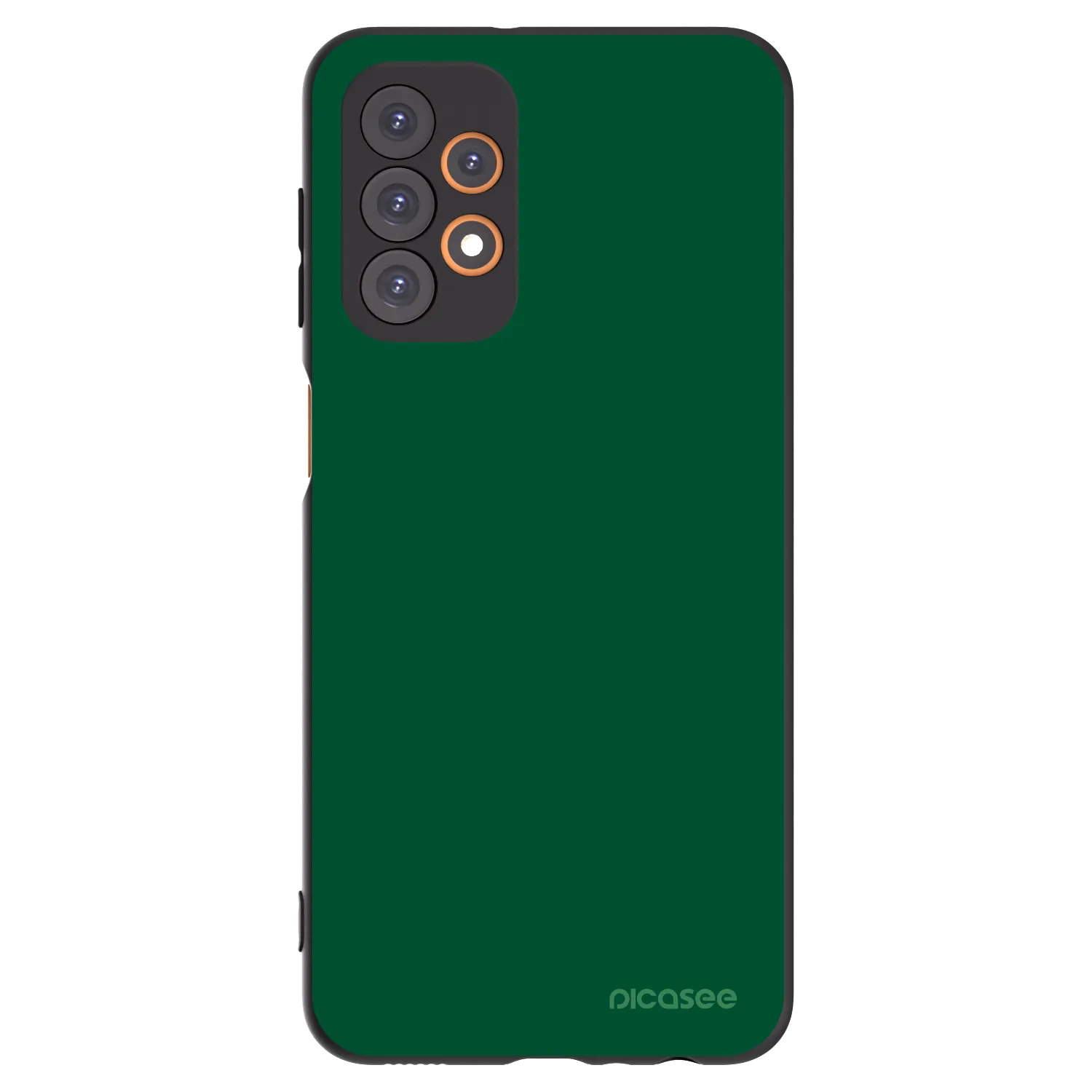 Picasee Μαύρη θήκη σιλικόνης για Samsung Galaxy A23 A235F 4G - Green Gleam