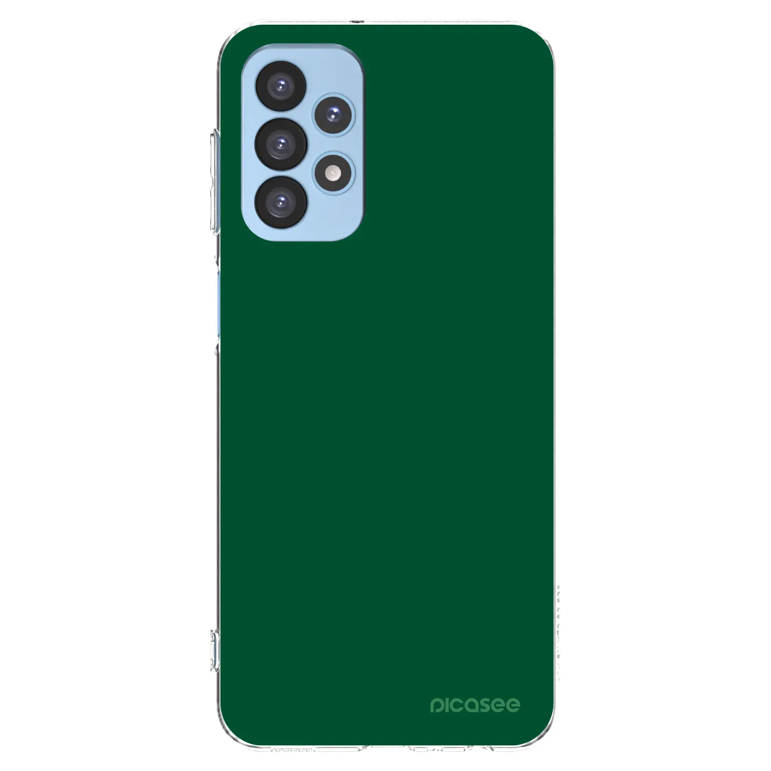 Picasee διαφανής θήκη σιλικόνης Samsung Galaxy A23 A235F 4G - Green Gleam