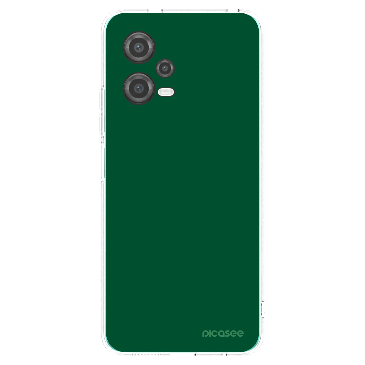 Picasee διαφανής θήκη σιλικόνης Xiaomi Poco X5 - Green Gleam