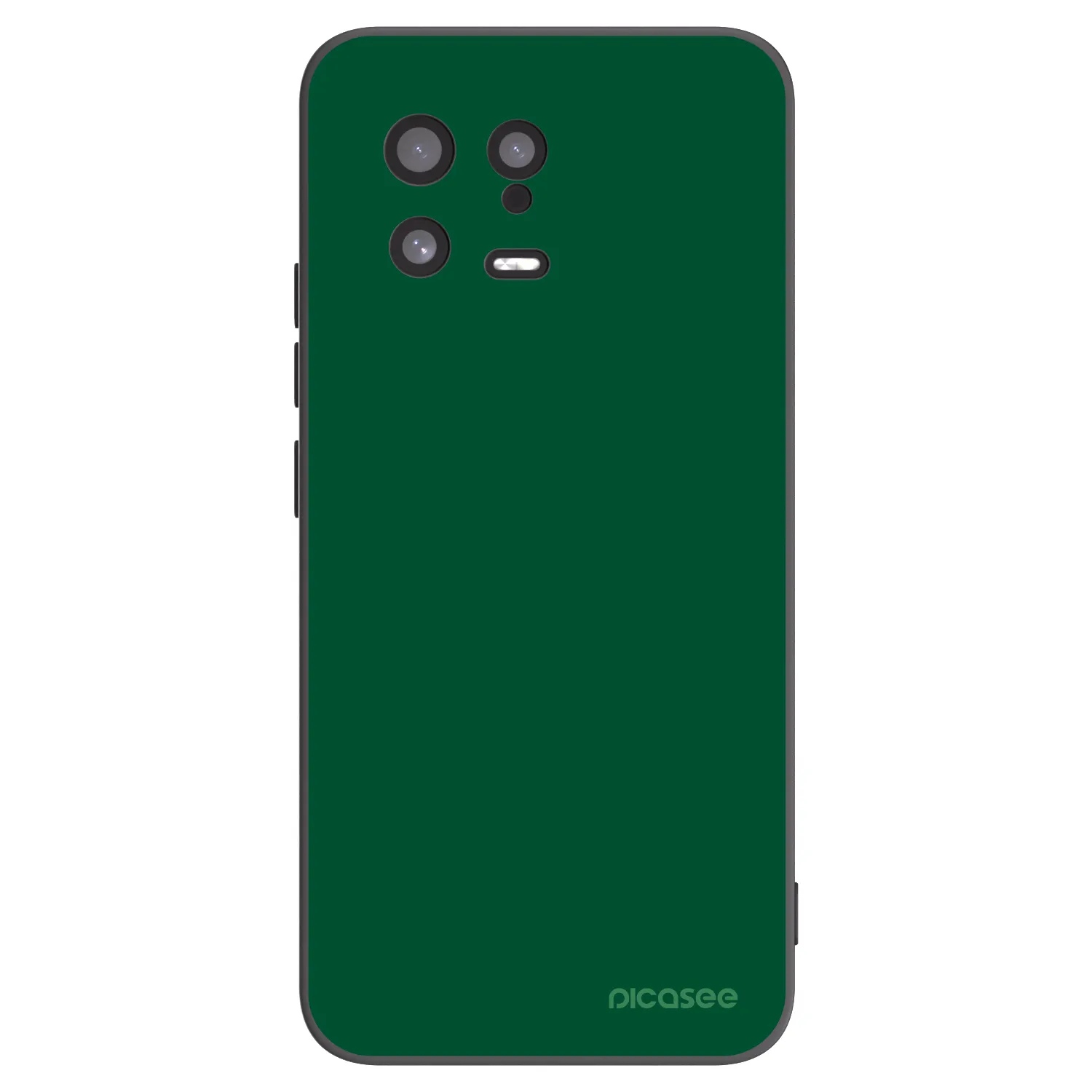 Picasee Μαύρη θήκη σιλικόνης για Xiaomi 13 - Green Gleam