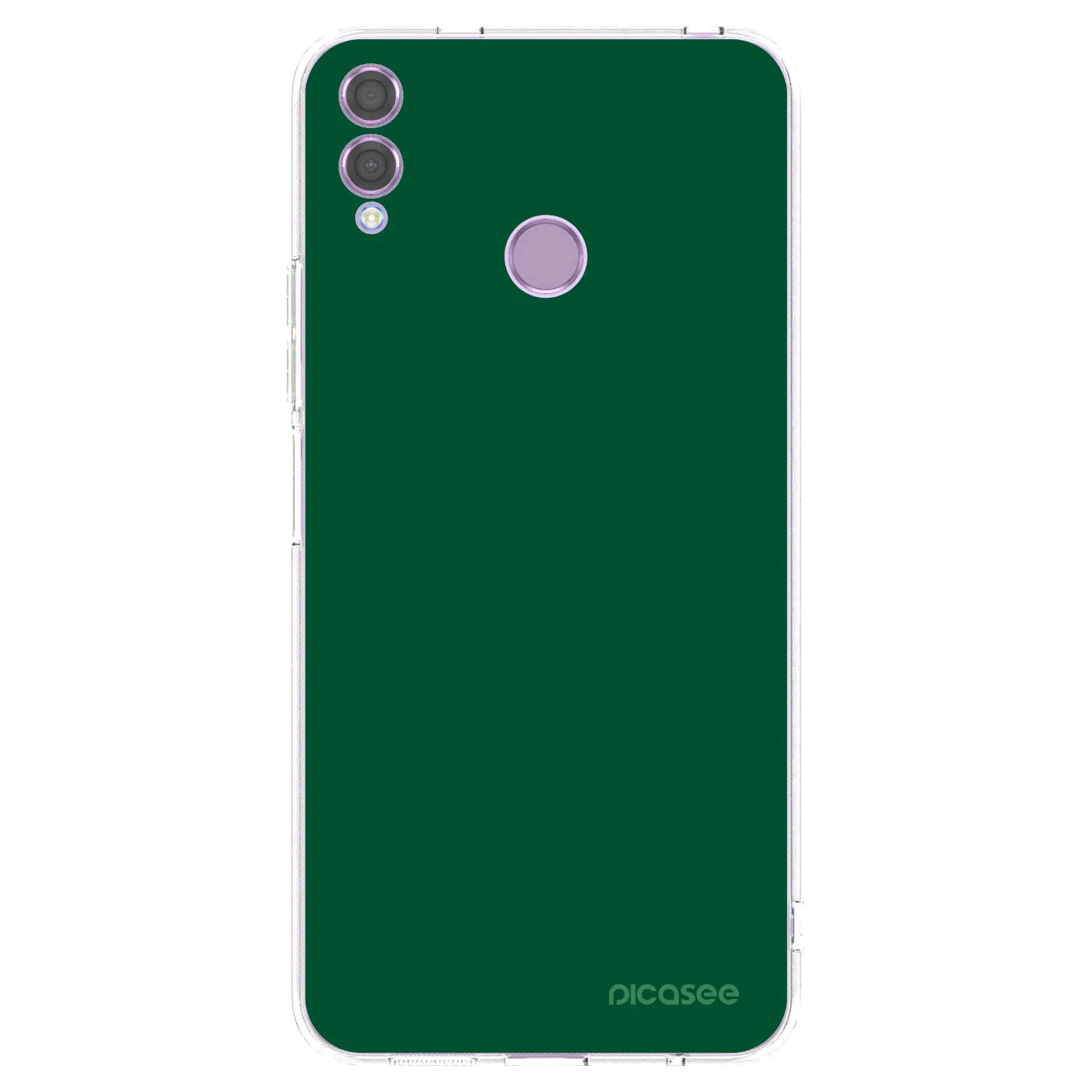 Picasee διαφανής θήκη σιλικόνης Honor 8X - Green Gleam