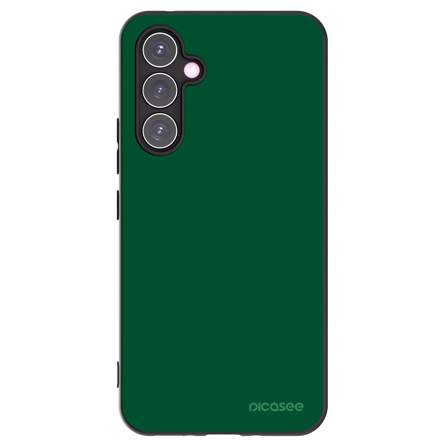 Picasee Μαύρη θήκη σιλικόνης για Samsung Galaxy A54 5G A546B - Green Gleam