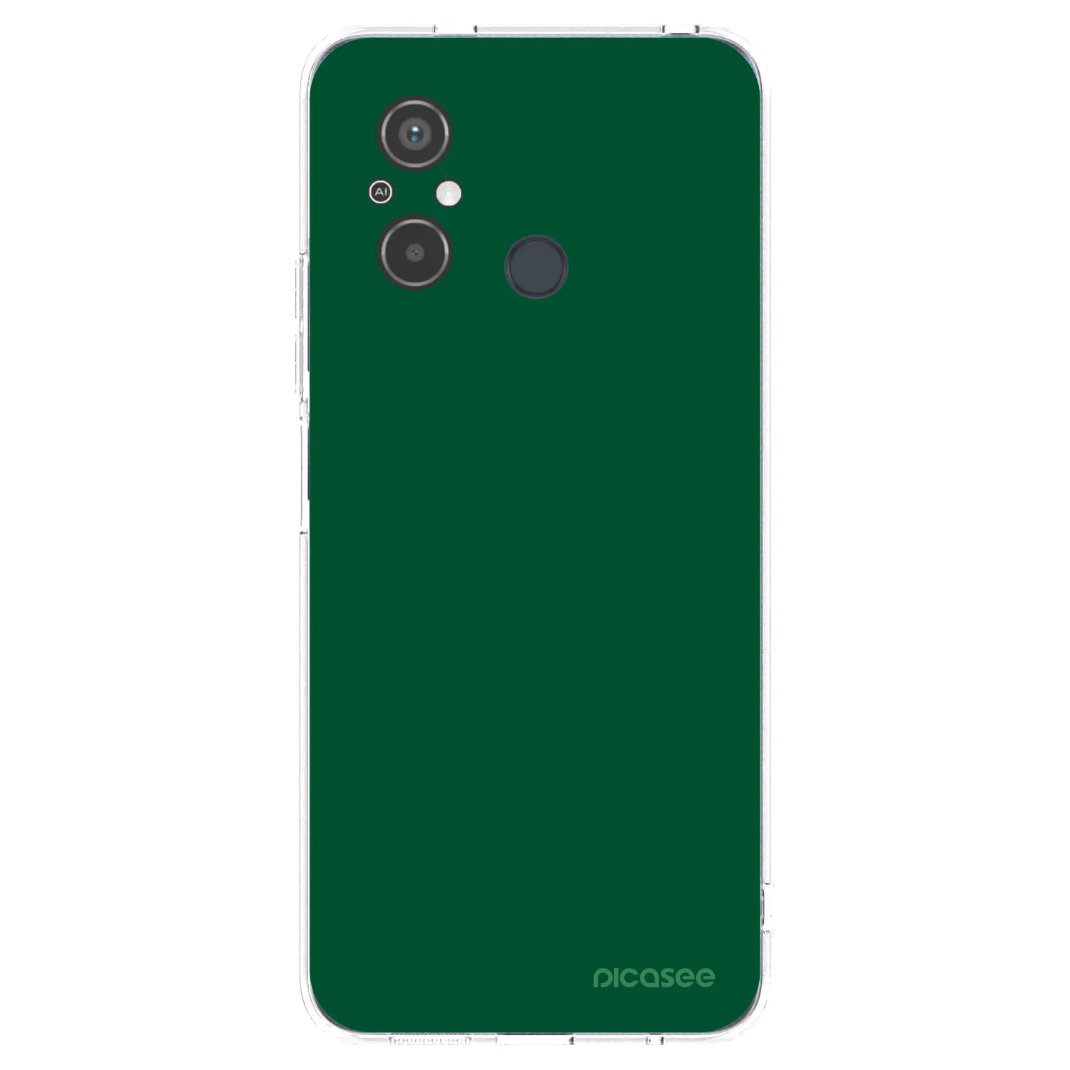 Picasee διαφανής θήκη σιλικόνης Xiaomi Redmi 12C - Green Gleam