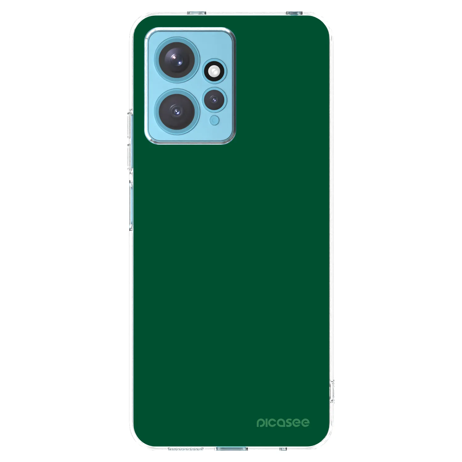 Picasee διαφανής θήκη σιλικόνης Xiaomi Redmi Note 12 4G - Green Gleam
