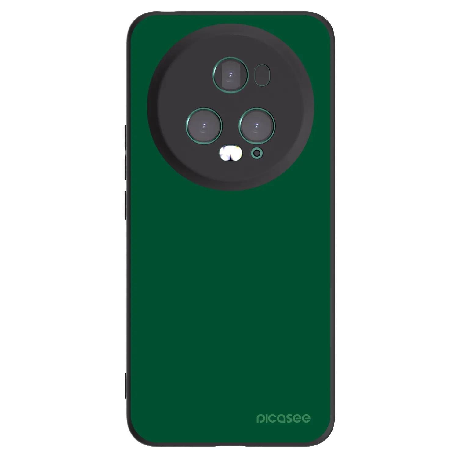 Picasee Μαύρη θήκη σιλικόνης για Honor Magic5 Pro - Green Gleam