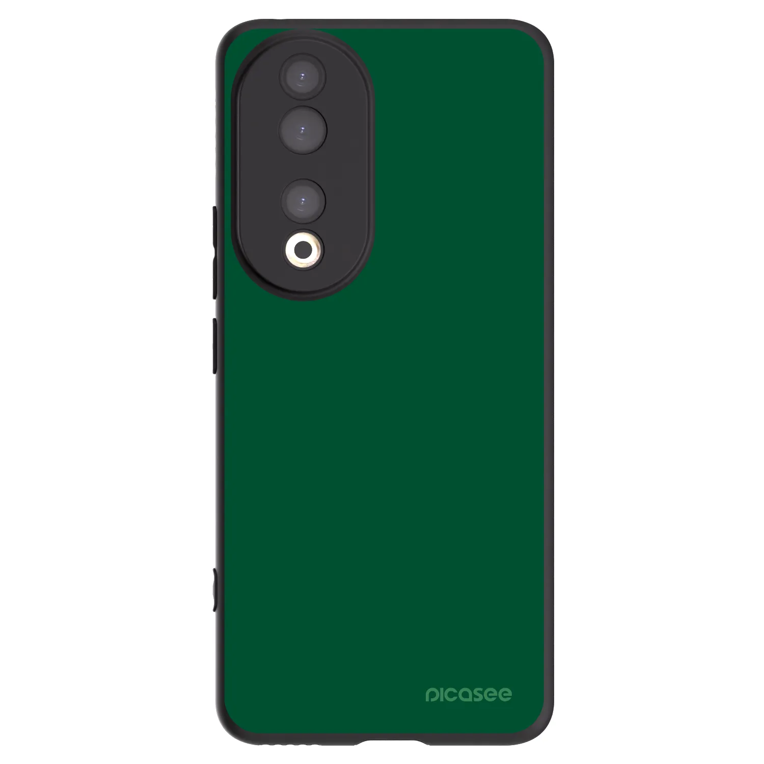 Picasee Μαύρη θήκη σιλικόνης για Honor 90 5G - Green Gleam
