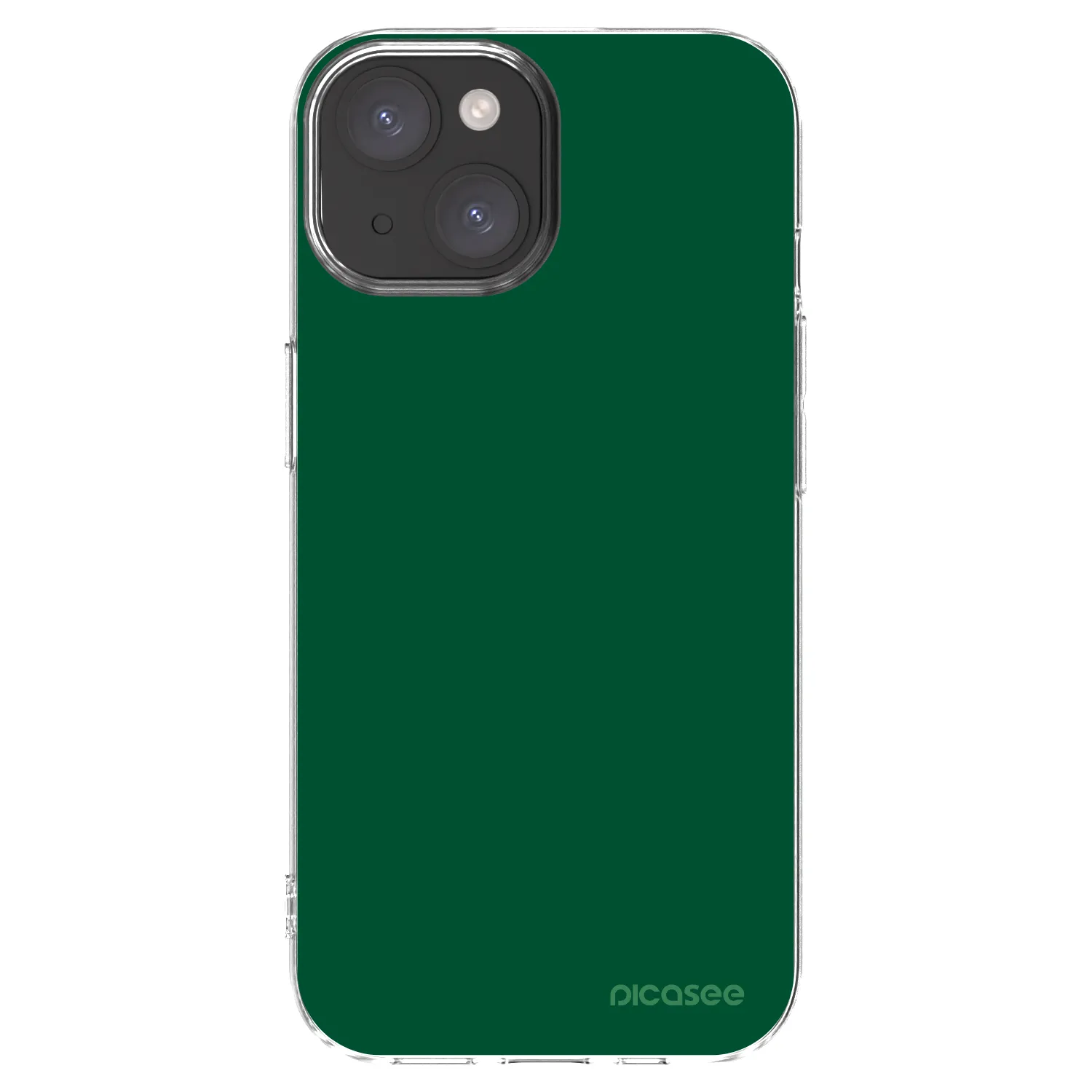 Picasee διαφανής θήκη σιλικόνης Apple iPhone 15 - Green Gleam