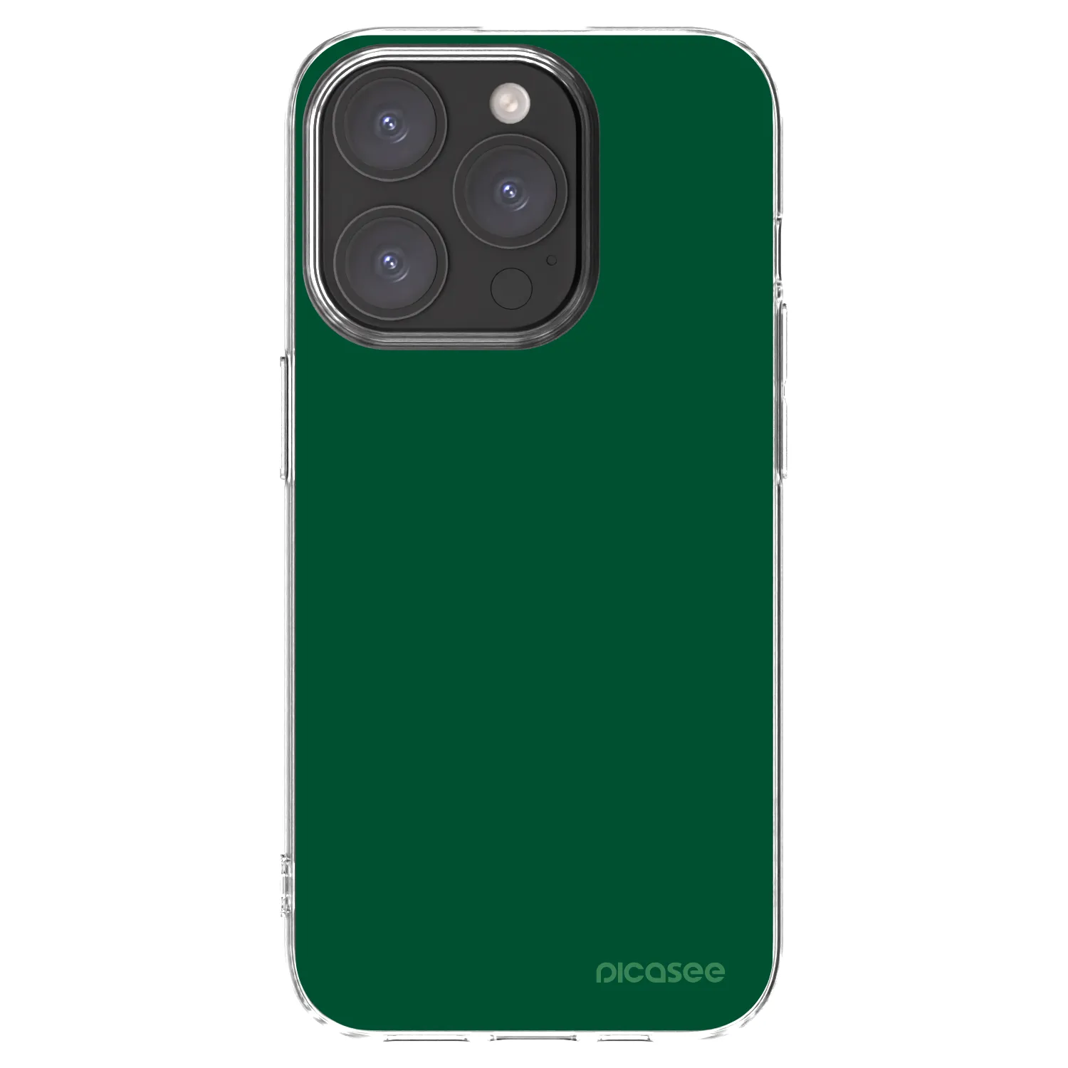 Picasee διαφανής θήκη σιλικόνης Apple iPhone 15 Pro - Green Gleam