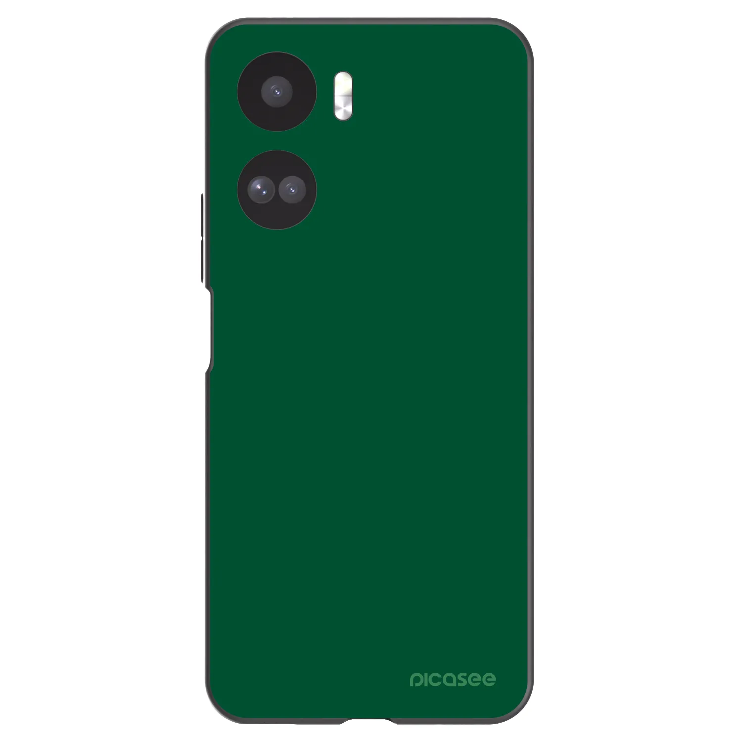 Picasee Μαύρη θήκη σιλικόνης για Honor 90 Lite 5G - Green Gleam