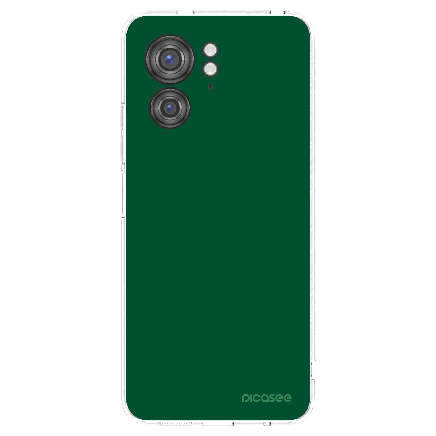 Picasee διαφανής θήκη σιλικόνης Motorola Edge 40 - Green Gleam