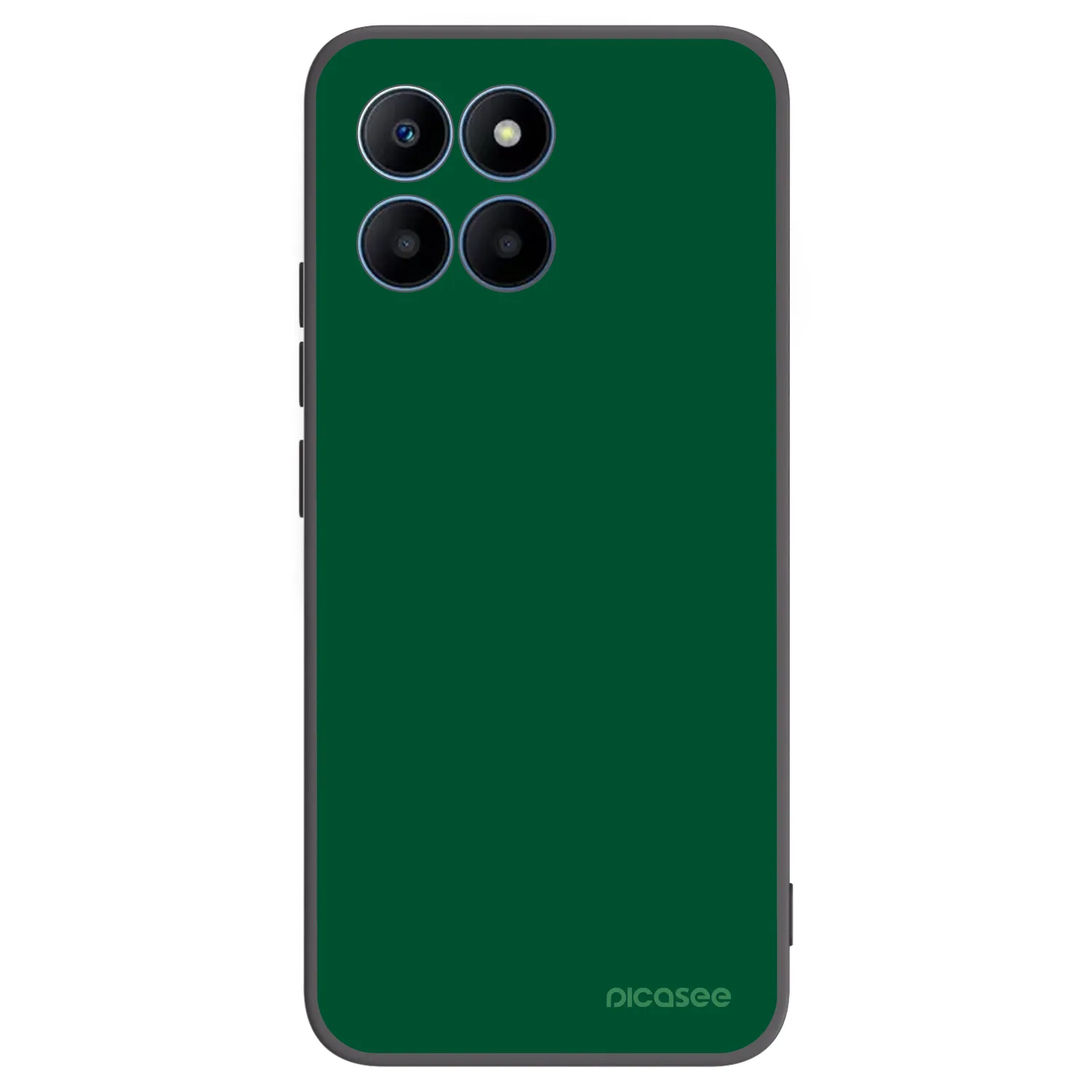 Picasee Μαύρη θήκη σιλικόνης για Honor 70 Lite - Green Gleam