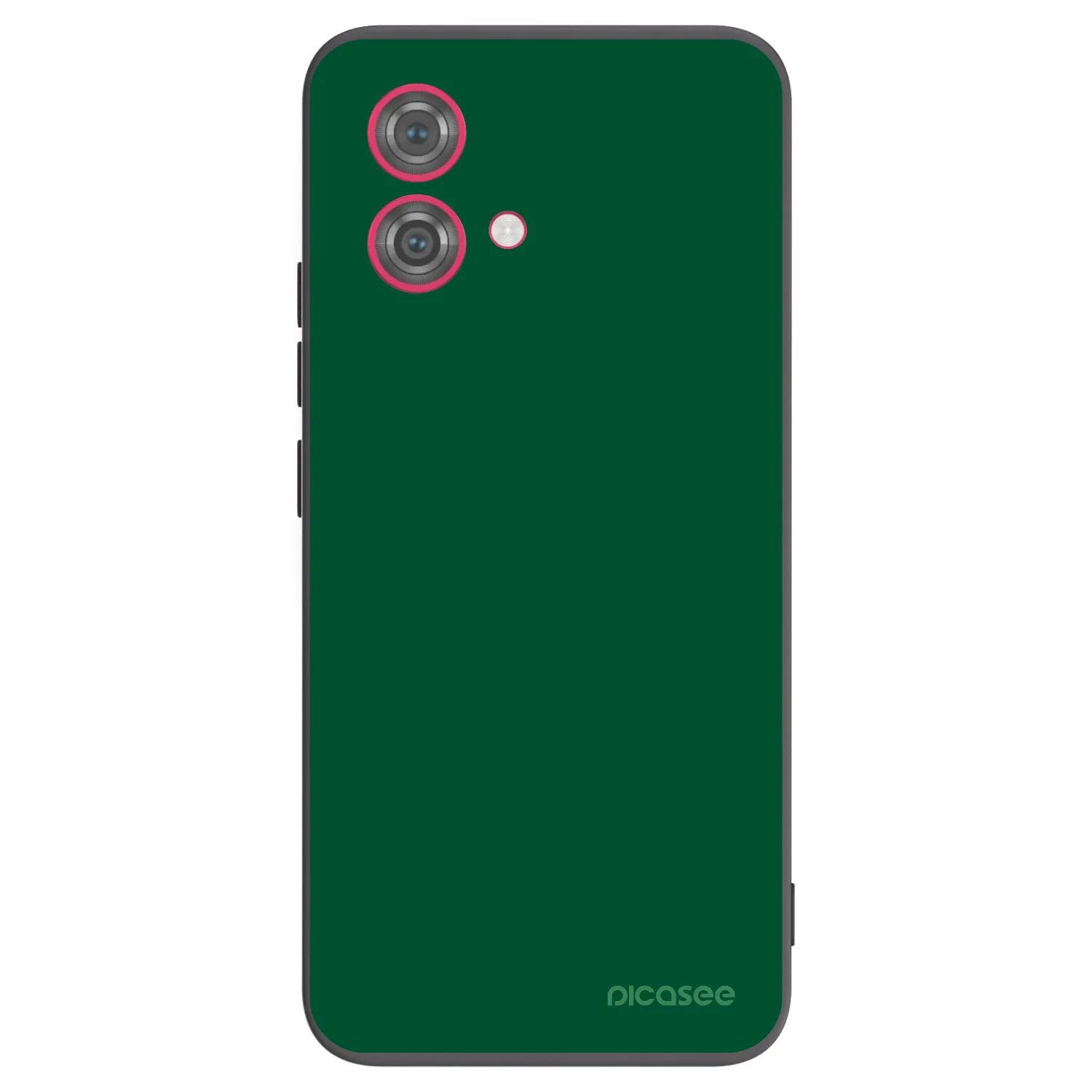 Picasee Μαύρη θήκη σιλικόνης για Motorola Moto G84 5G - Green Gleam