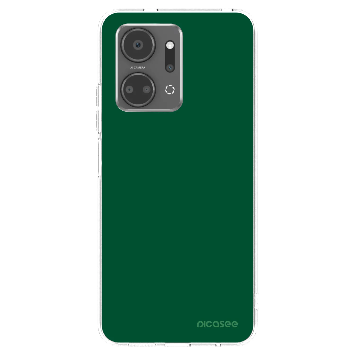 Picasee διαφανής θήκη σιλικόνης Honor X7a - Green Gleam