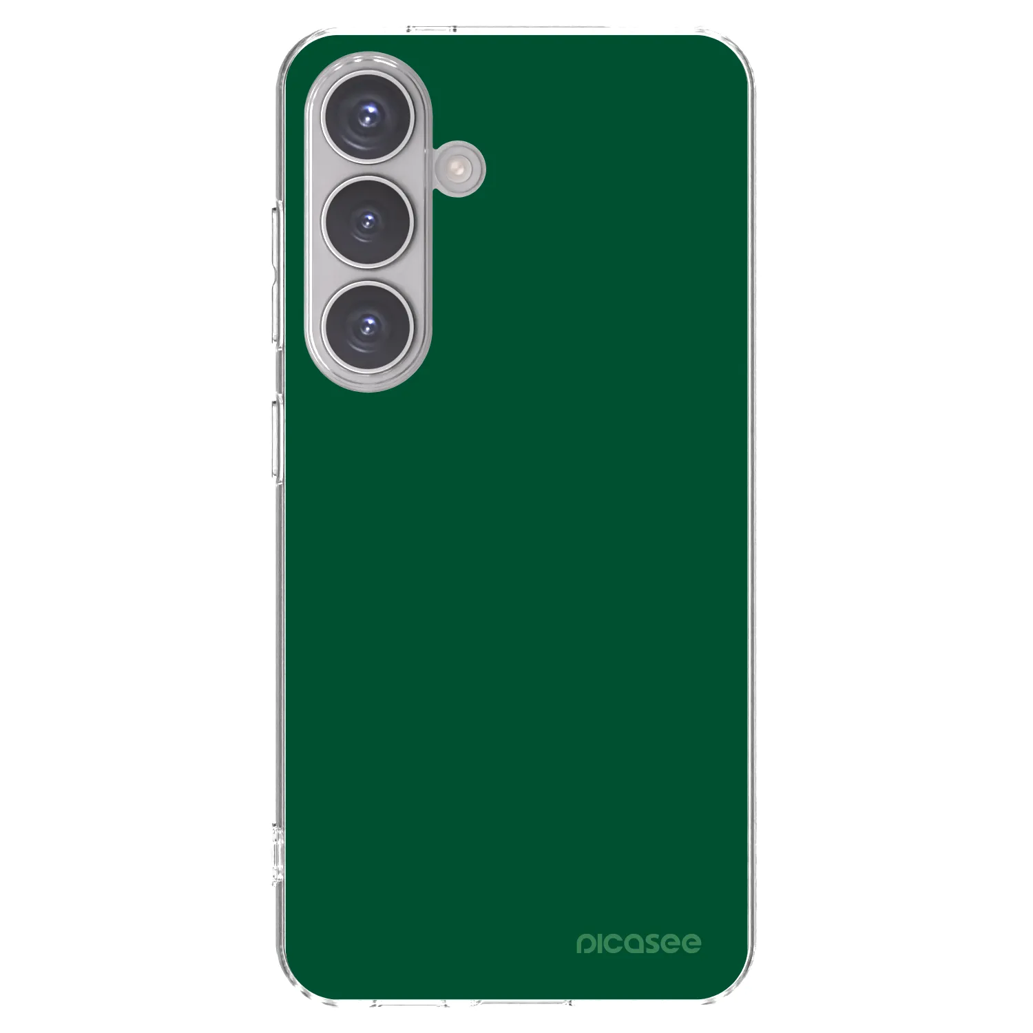 Picasee διαφανής θήκη σιλικόνης Samsung Galaxy S24 S921B 5G - Green Gleam