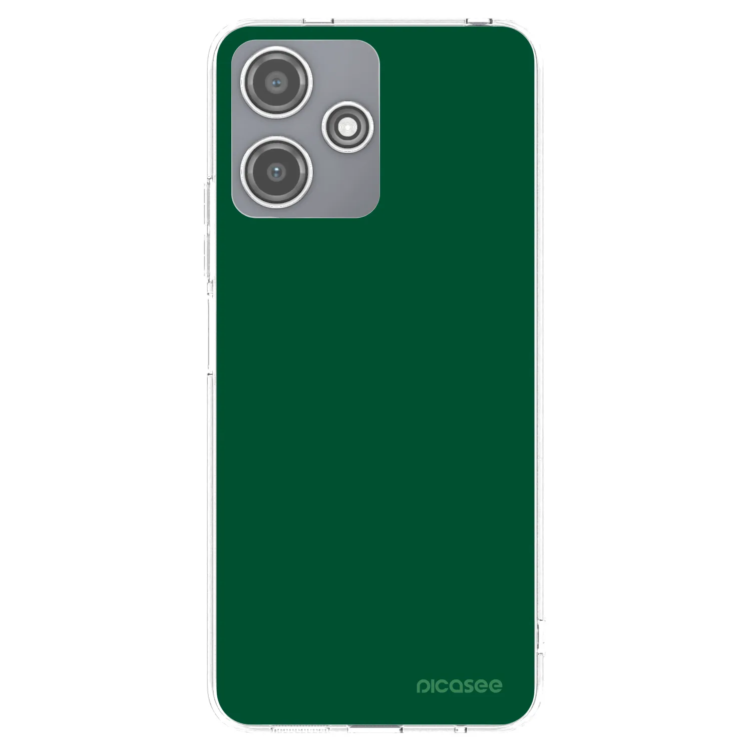 Picasee διαφανής θήκη σιλικόνης Xiaomi Redmi 12 5G - Green Gleam
