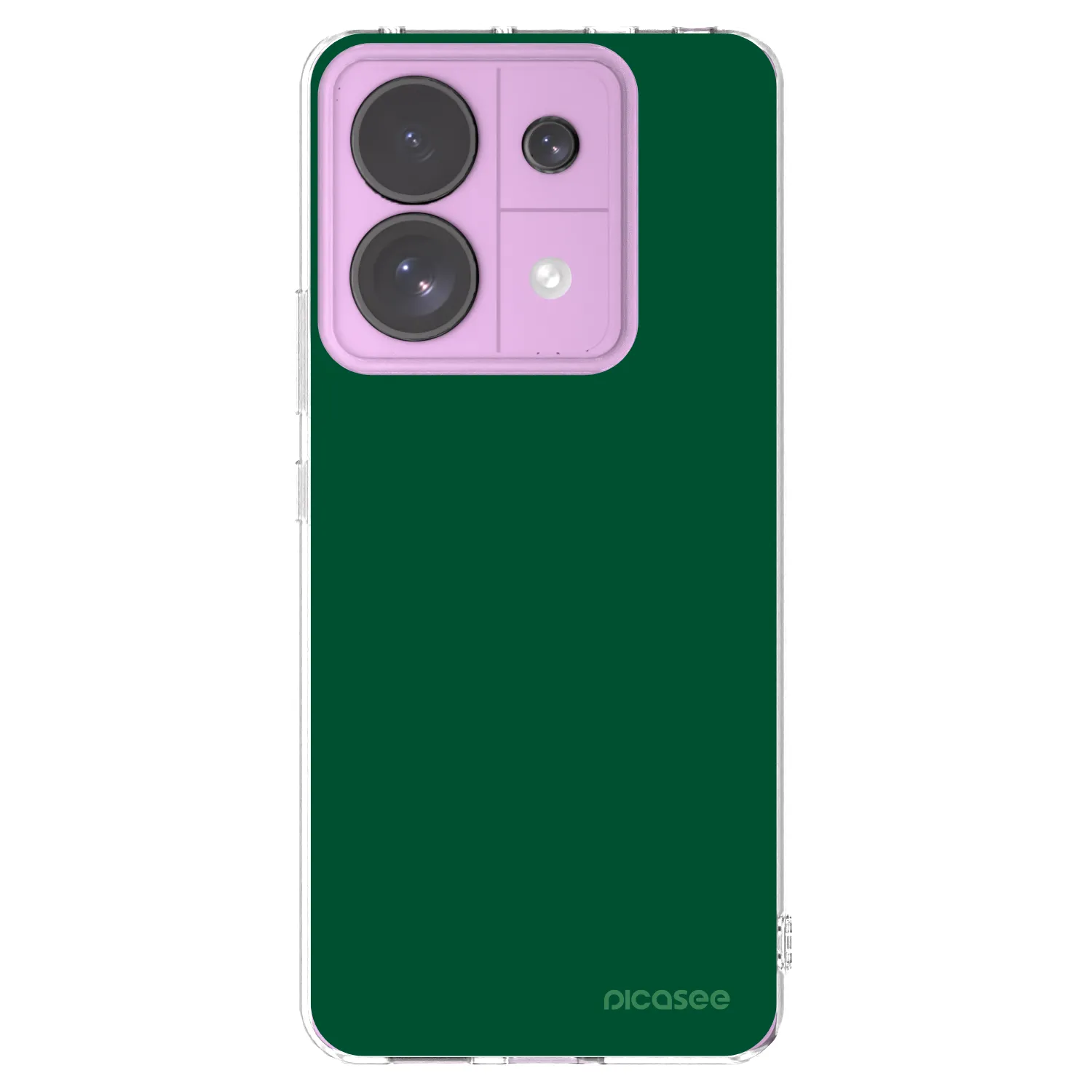 Picasee διαφανής θήκη σιλικόνης Xiaomi Redmi Note 13 Pro 5G - Green Gleam