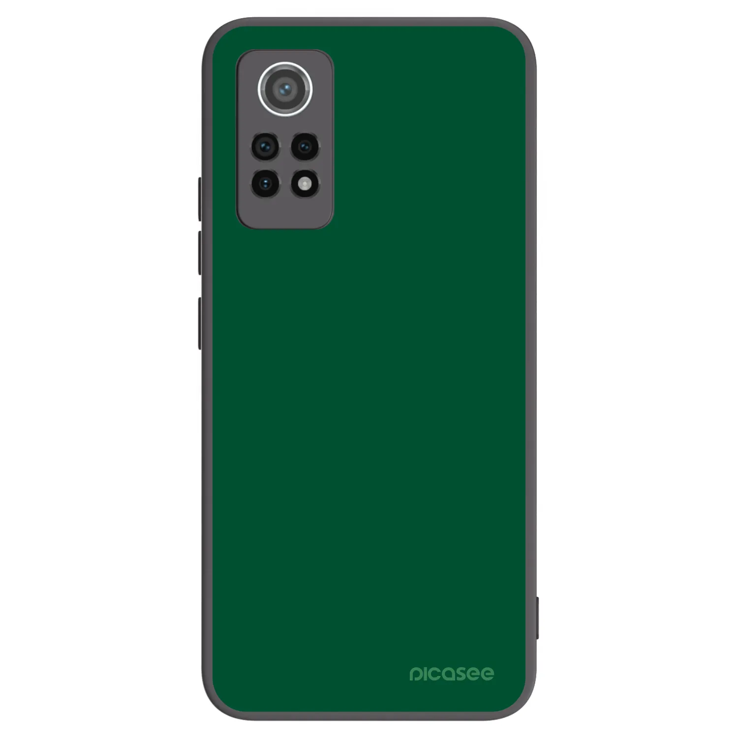 Picasee Μαύρη θήκη σιλικόνης για Xiaomi Redmi Note 12 Pro 4G - Green Gleam
