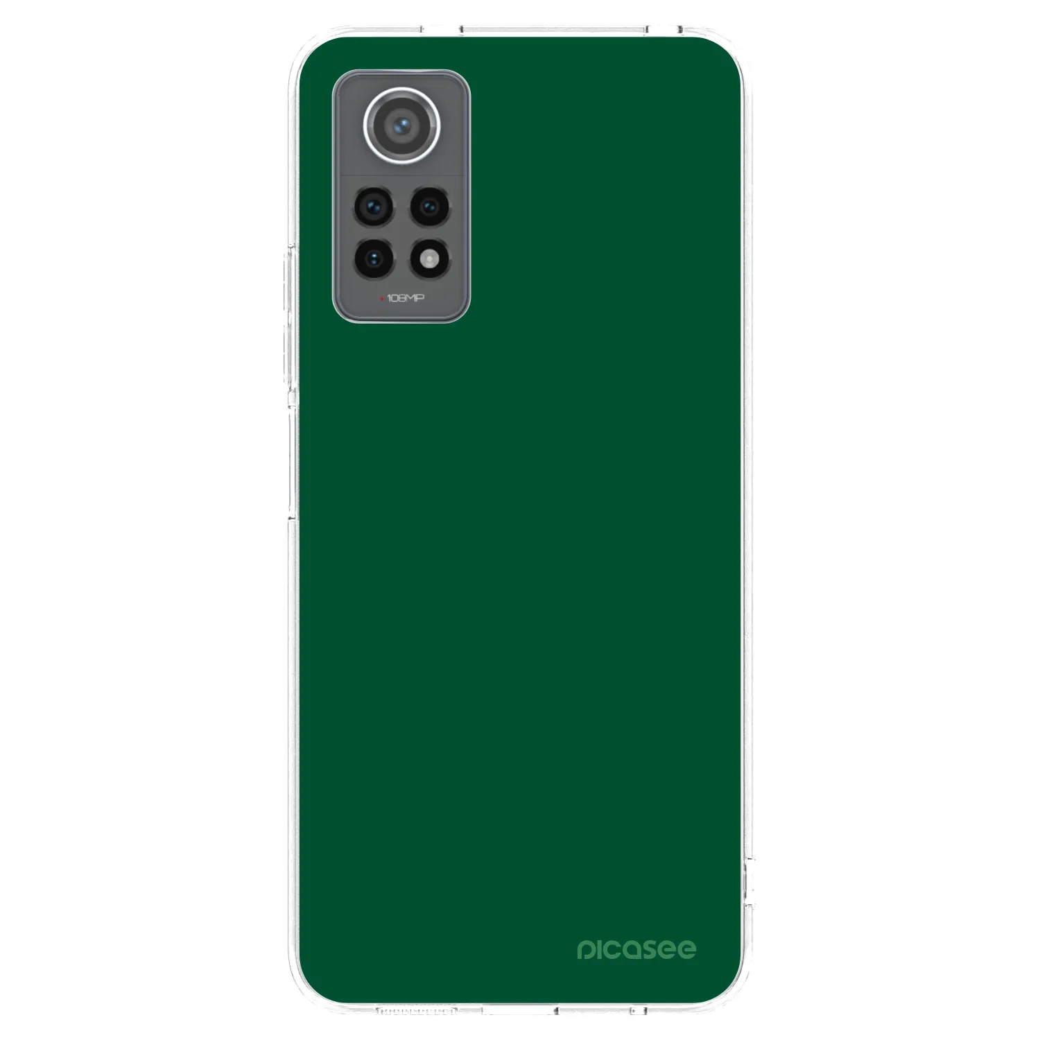Picasee διαφανής θήκη σιλικόνης Xiaomi Redmi Note 12 Pro 4G - Green Gleam