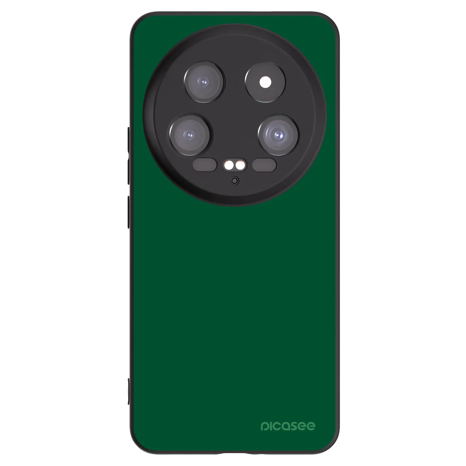Picasee Μαύρη θήκη σιλικόνης για Xiaomi 14 Ultra - Green Gleam