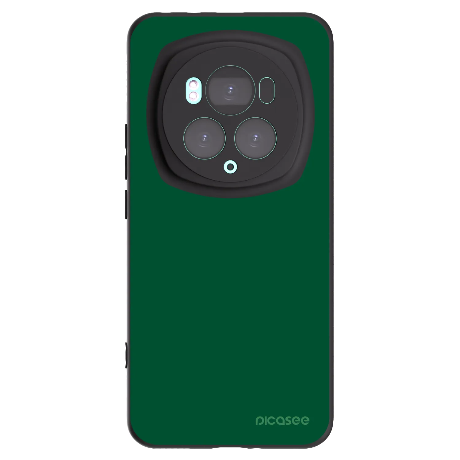 Picasee Μαύρη θήκη σιλικόνης για Honor Magic6 Pro - Green Gleam