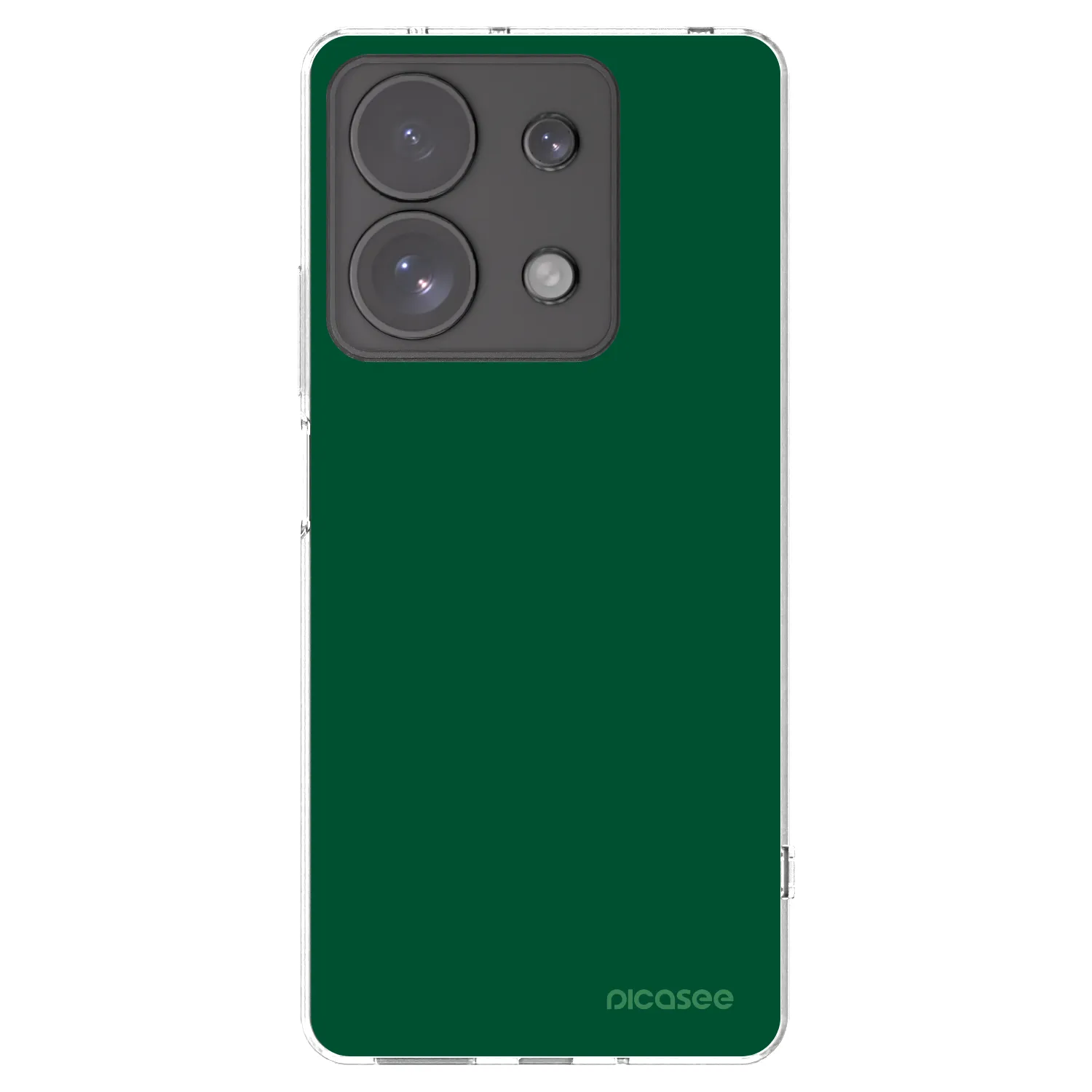 Picasee διαφανής θήκη σιλικόνης Xiaomi Redmi Note 13 Pro 4G - Green Gleam