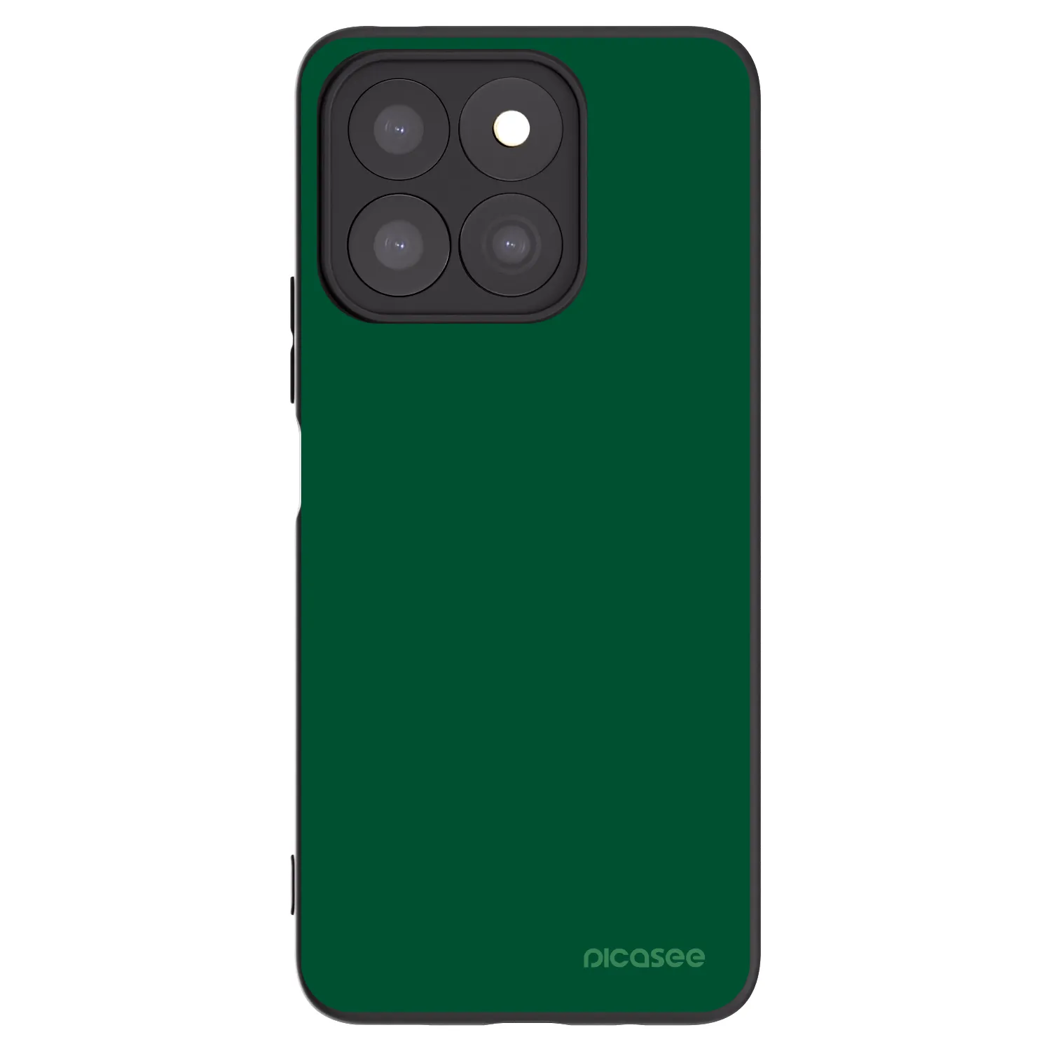 Picasee Μαύρη θήκη σιλικόνης για Honor X8b - Green Gleam