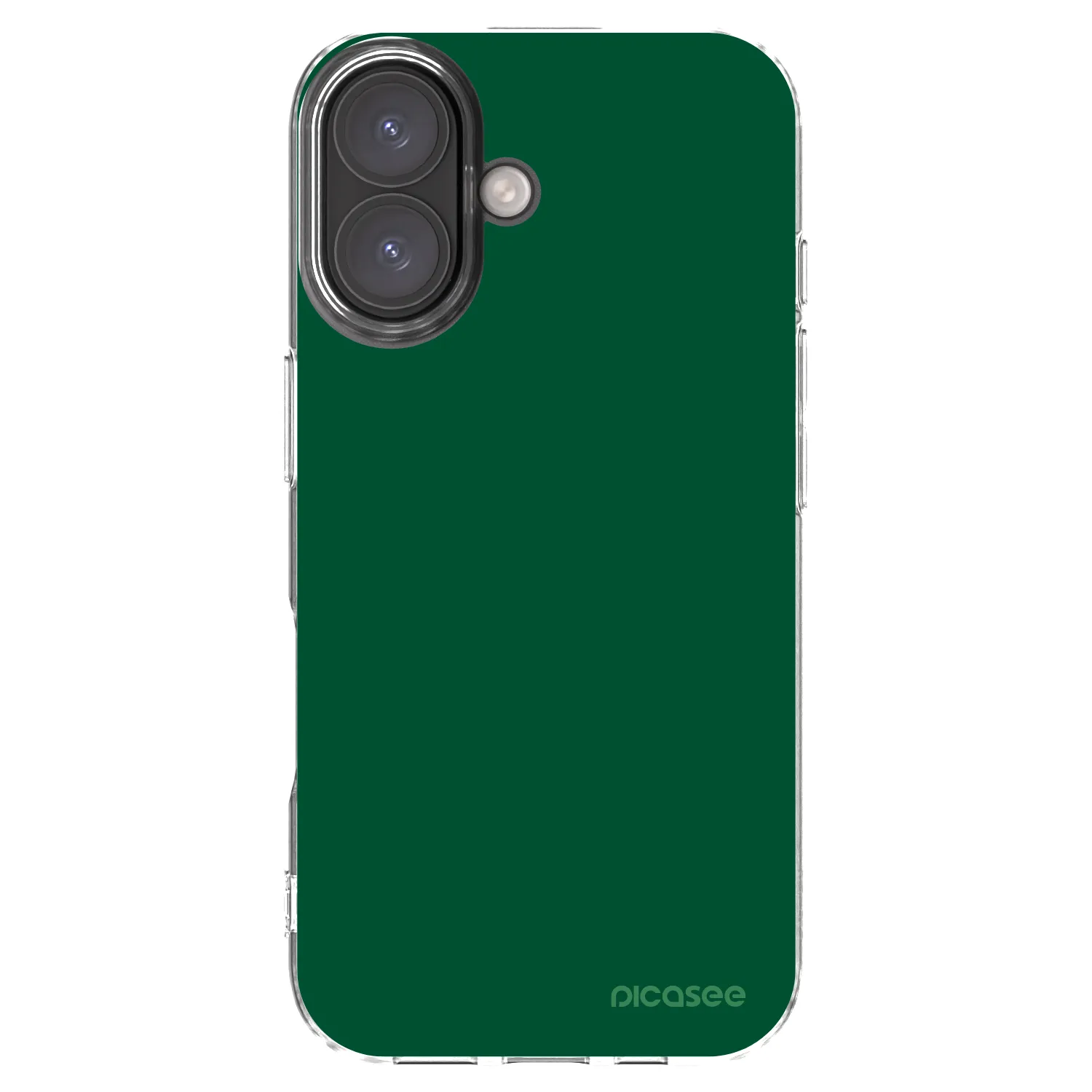 Picasee διαφανής θήκη σιλικόνης Apple iPhone 16 - Green Gleam