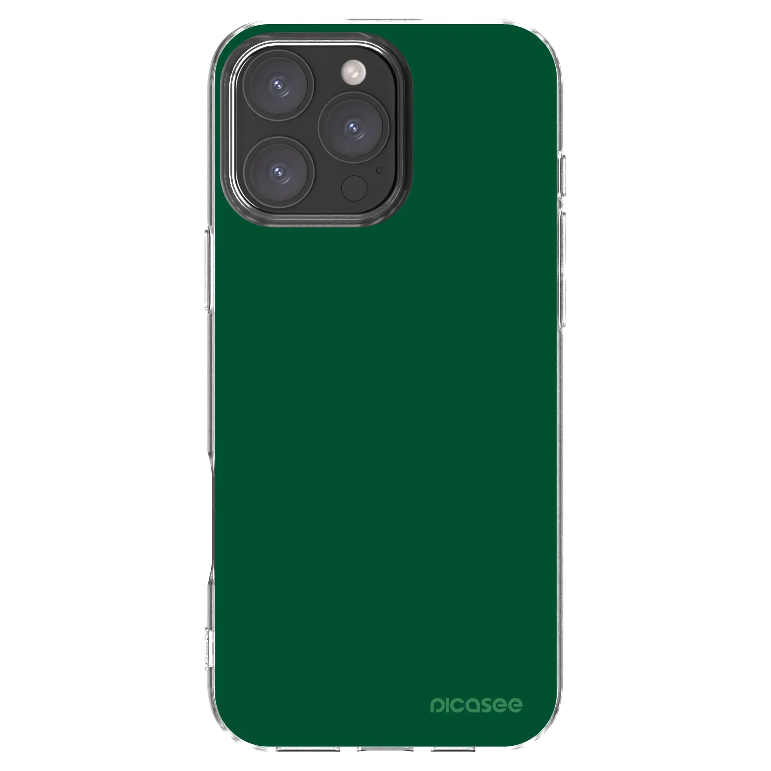 Picasee διαφανής θήκη σιλικόνης Apple iPhone 16 Pro Max - Green Gleam