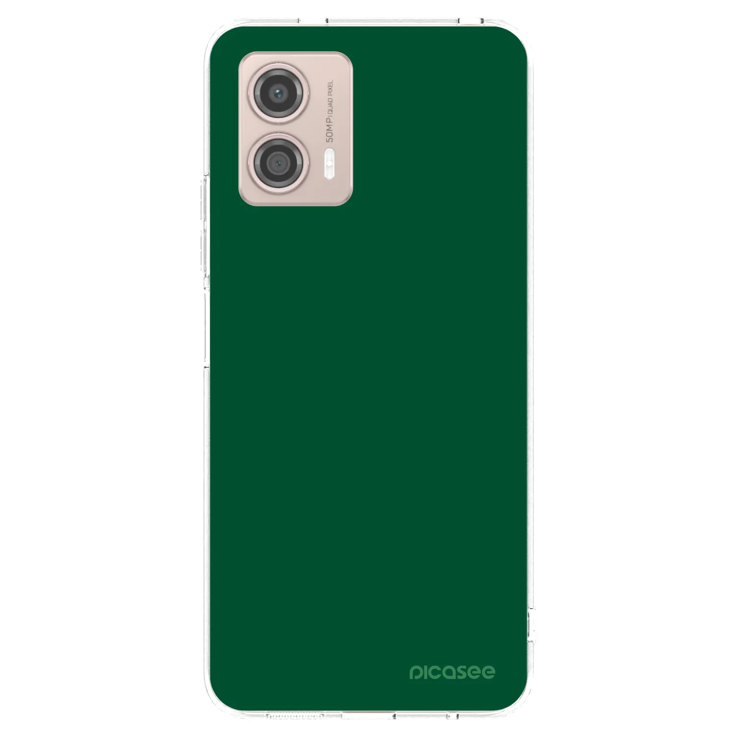 Picasee διαφανής θήκη σιλικόνης Motorola Moto G53 5G - Green Gleam