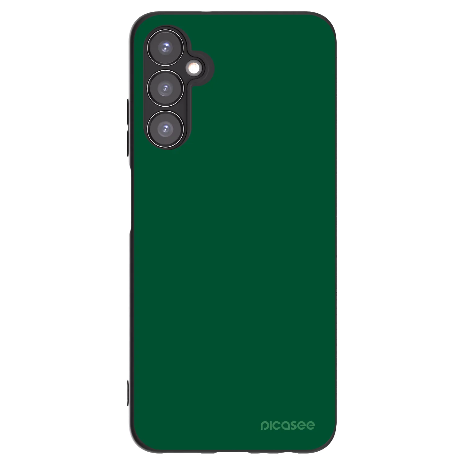 Picasee Μαύρη θήκη σιλικόνης για Samsung Galaxy A05s A057G - Green Gleam