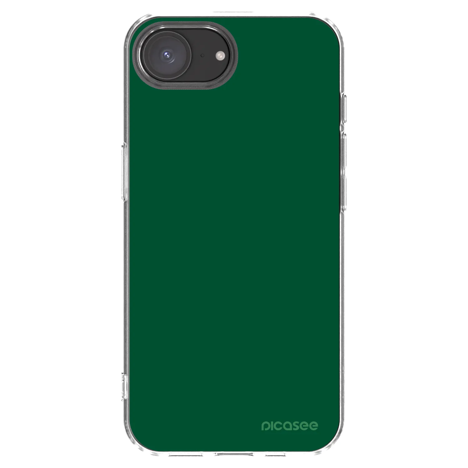 Picasee διαφανής θήκη σιλικόνης Apple iPhone 16e - Green Gleam