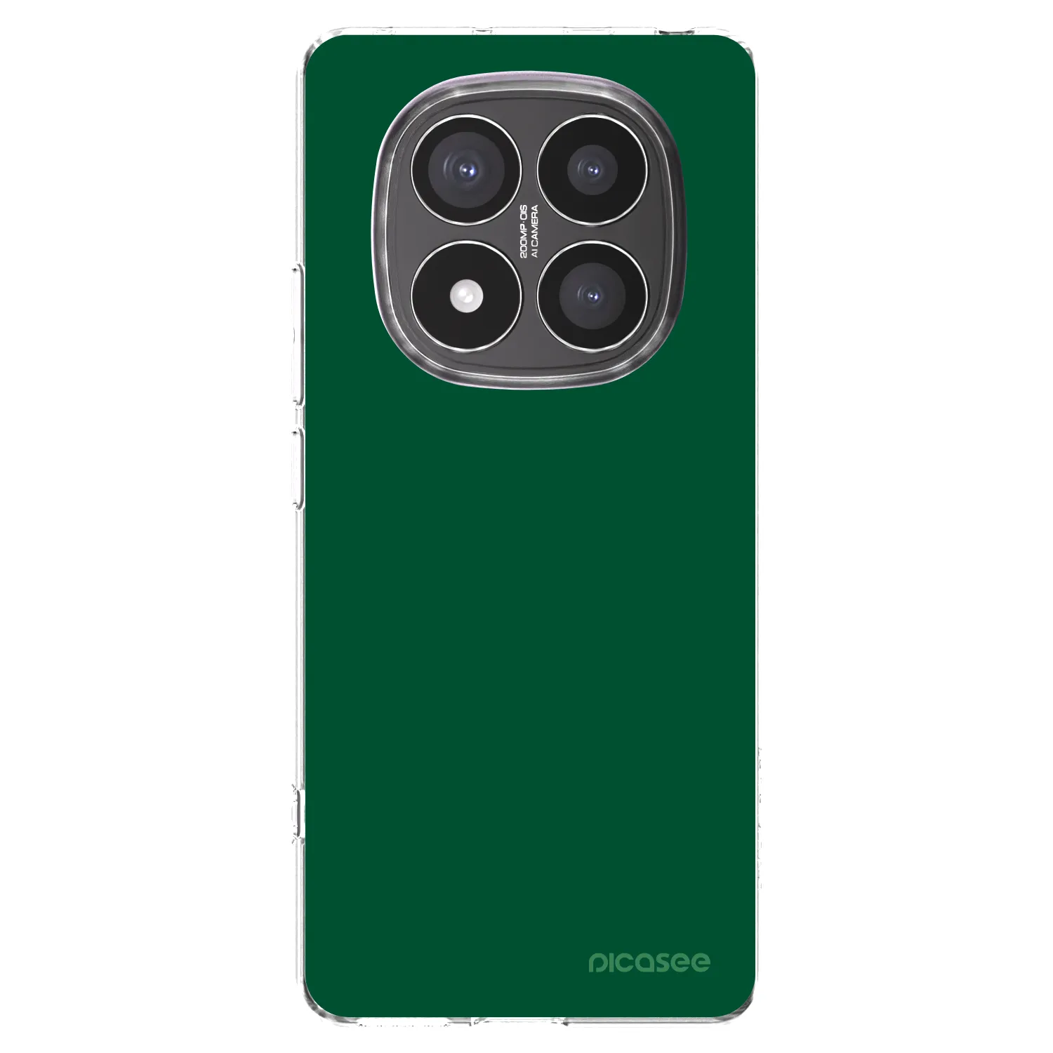 Picasee διαφανής θήκη σιλικόνης Xiaomi Redmi Note 14 Pro+ 5G - Green Gleam