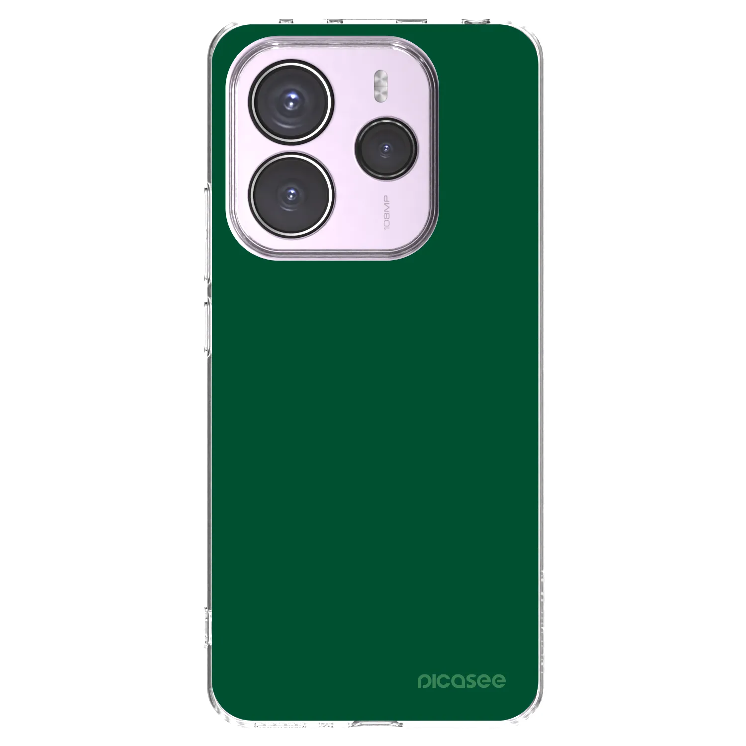 Picasee διαφανής θήκη σιλικόνης Xiaomi Redmi Note 14 5G - Green Gleam