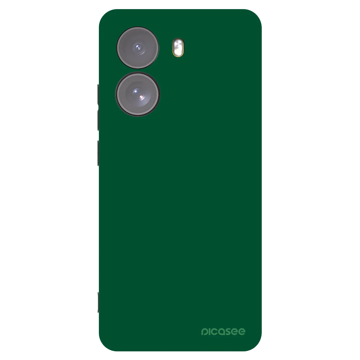 Picasee Μαύρη θήκη σιλικόνης για Xiaomi Poco X7 - Green Gleam
