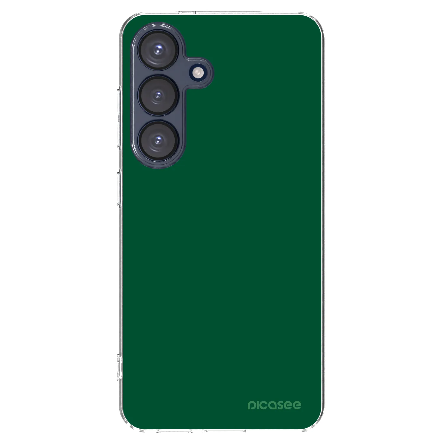 Picasee διαφανής θήκη σιλικόνης Samsung Galaxy S25 5G - Green Gleam